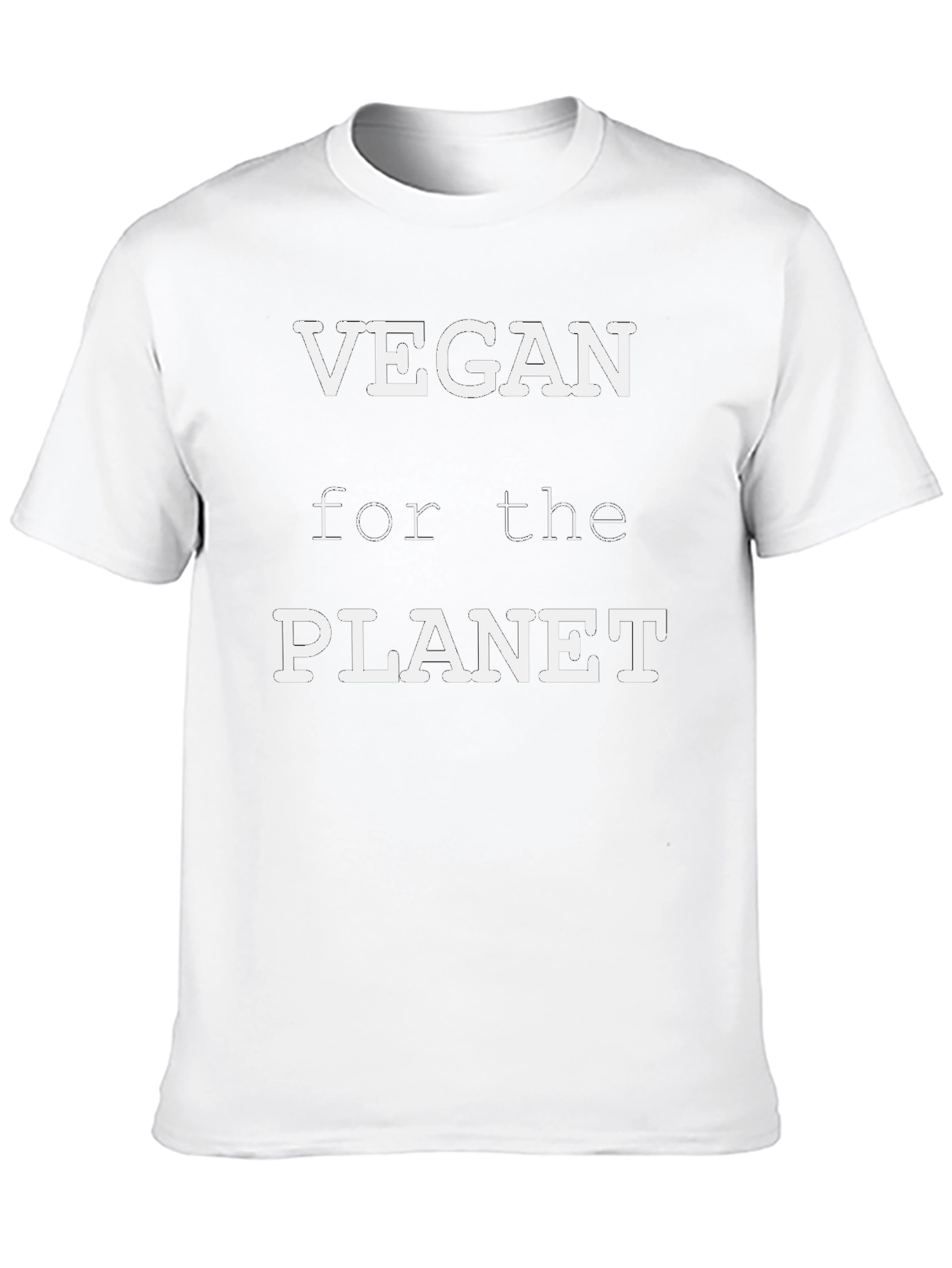 Camiseta Negra Vegana Por el Planeta