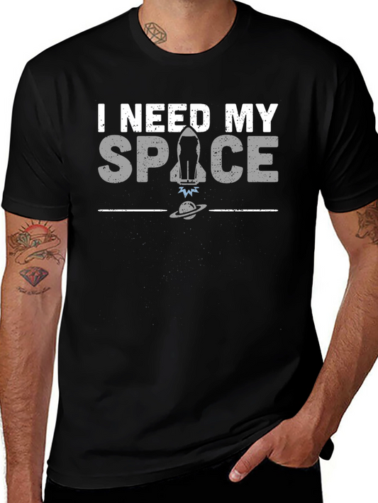 Camiseta Negra: I Need My Space