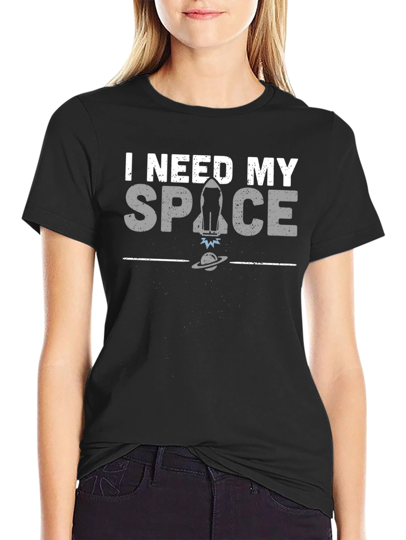 Camiseta Negra: I Need My Space