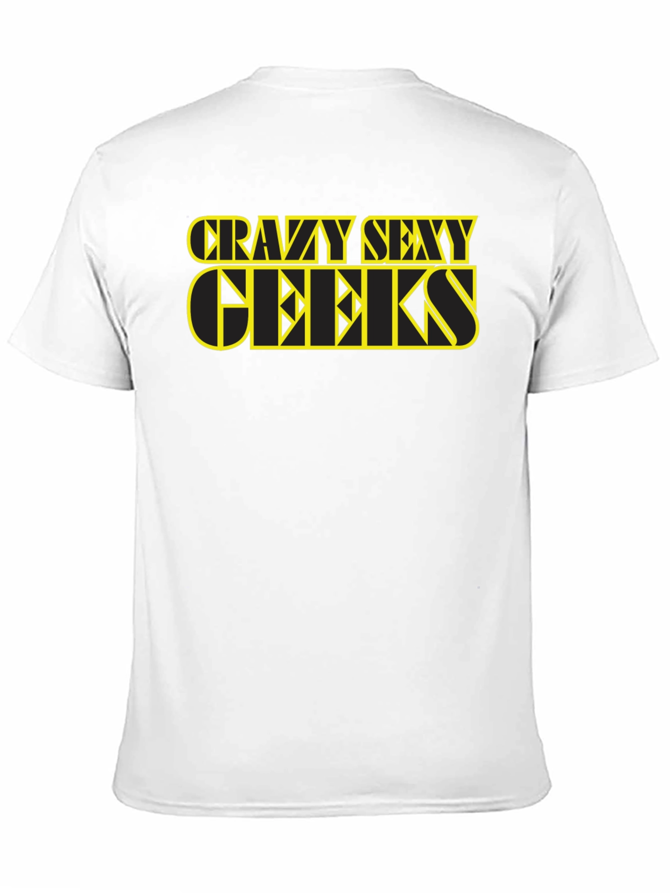 Camiseta Negra Crazy Sexy Geeks - Estilo Único
