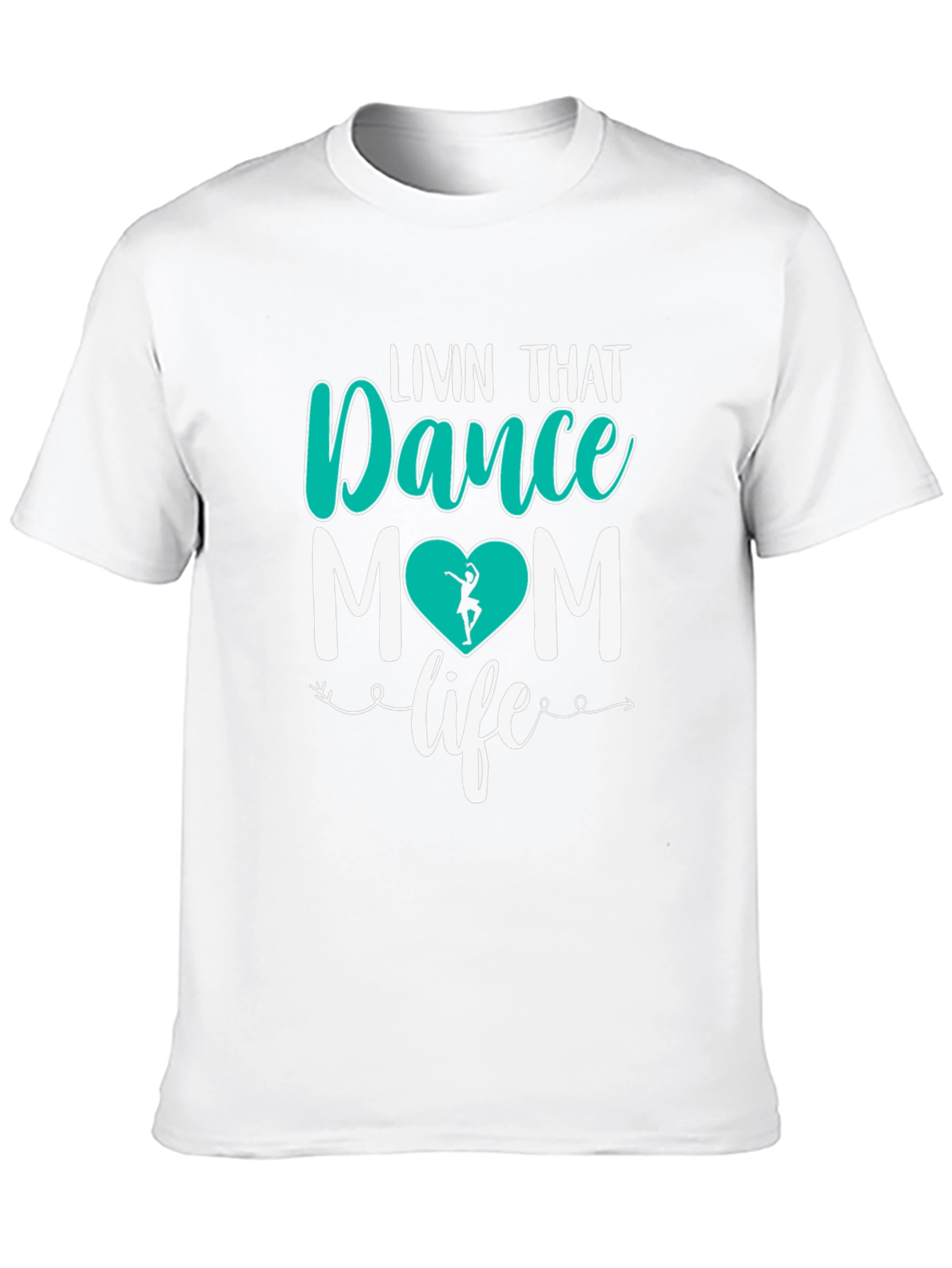 Camiseta Negra Dance Mom Life para Hombre