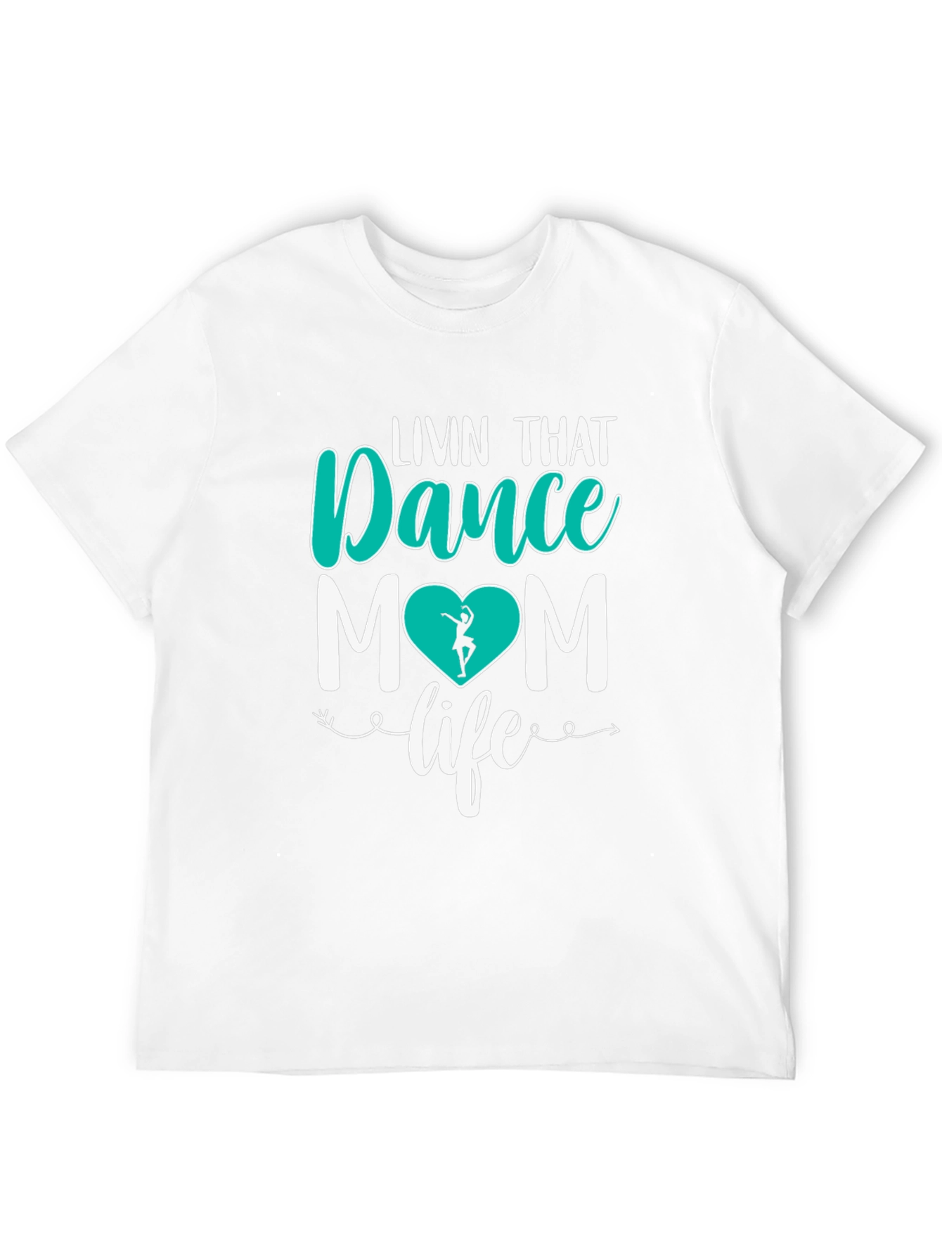 Camiseta Negra Dance Mom Life para Hombre