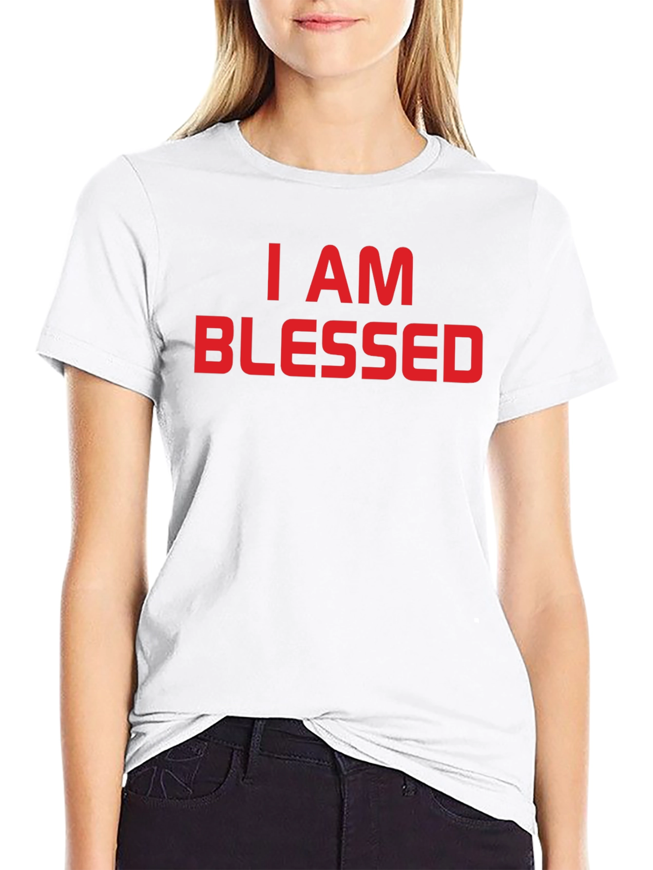 Camiseta Negra: I AM BLESSED