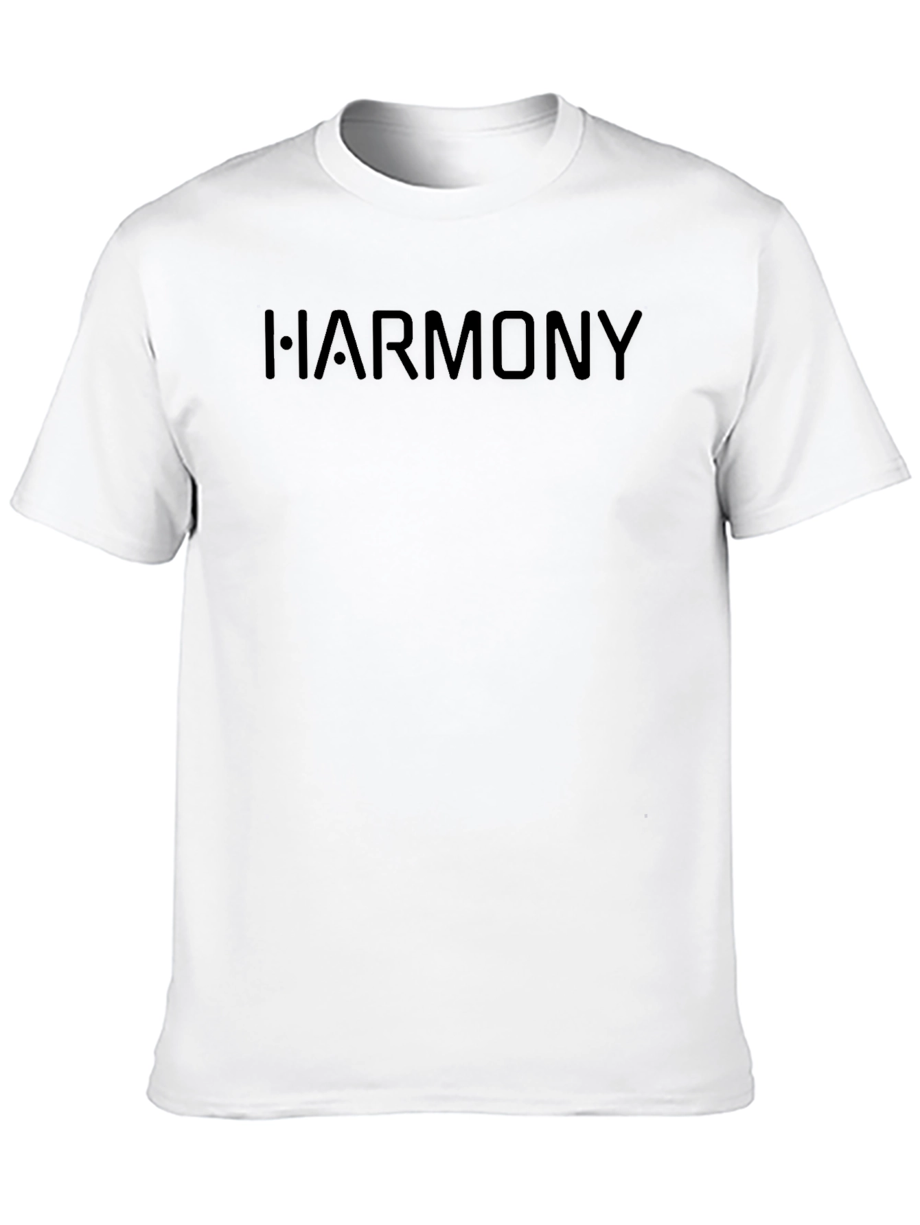 Camiseta Negra Harmony Casual Hombre