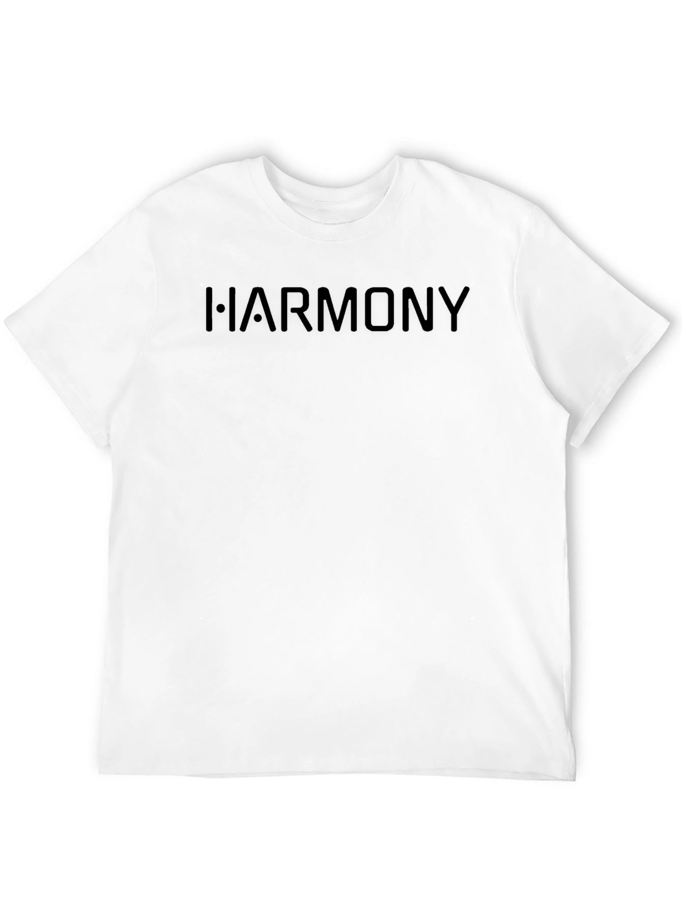 Camiseta Negra Harmony Casual Hombre