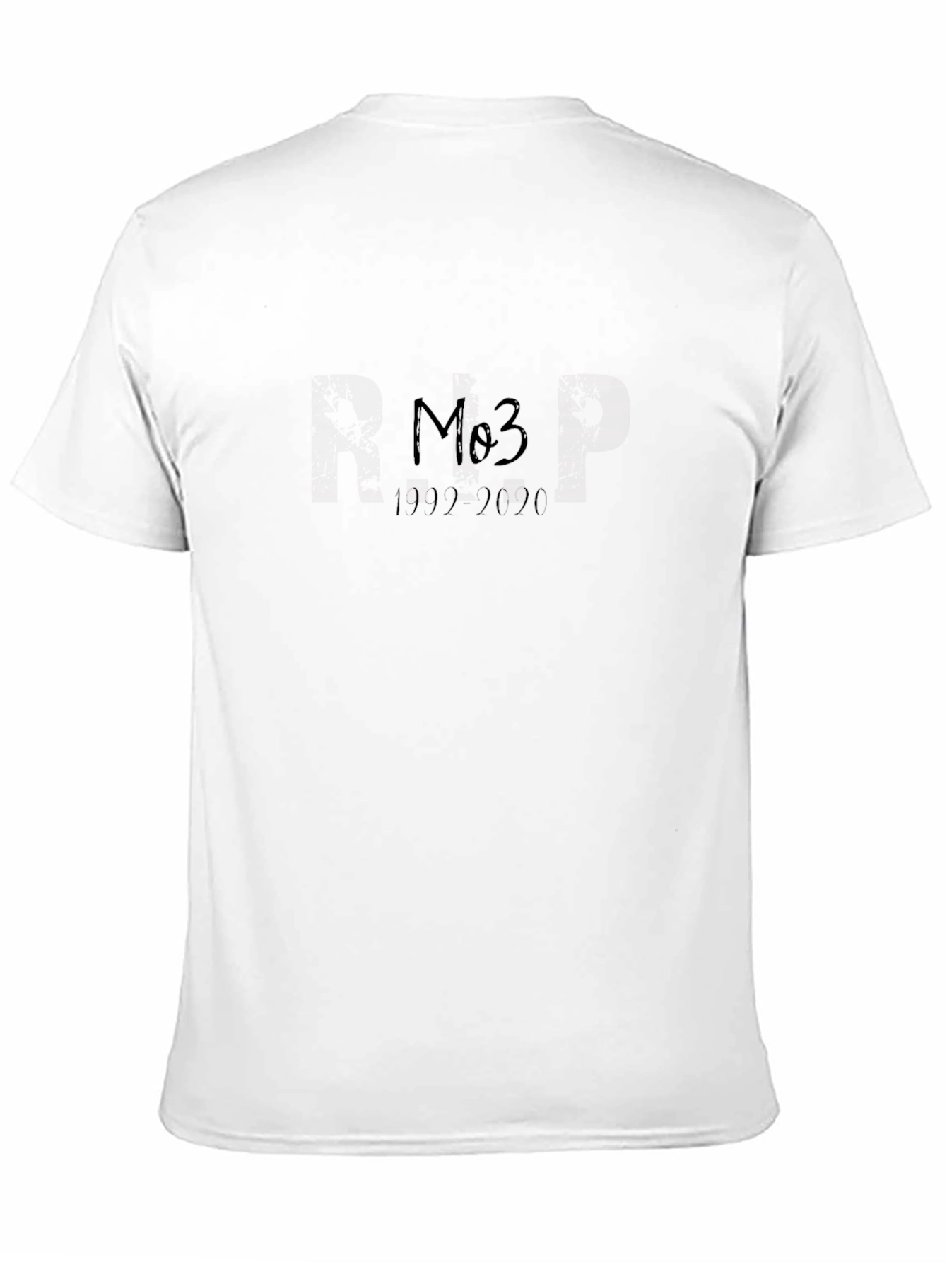 Camiseta Negra Mo3 1992-2020 Homenaje Conmemorativa