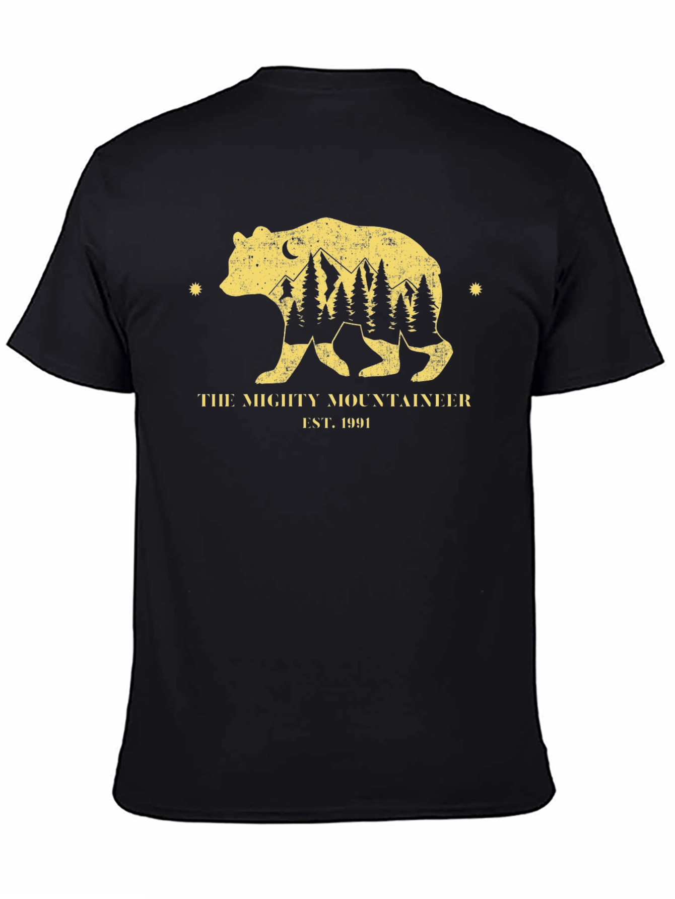 Camiseta Negra The Mighty Mountaineer