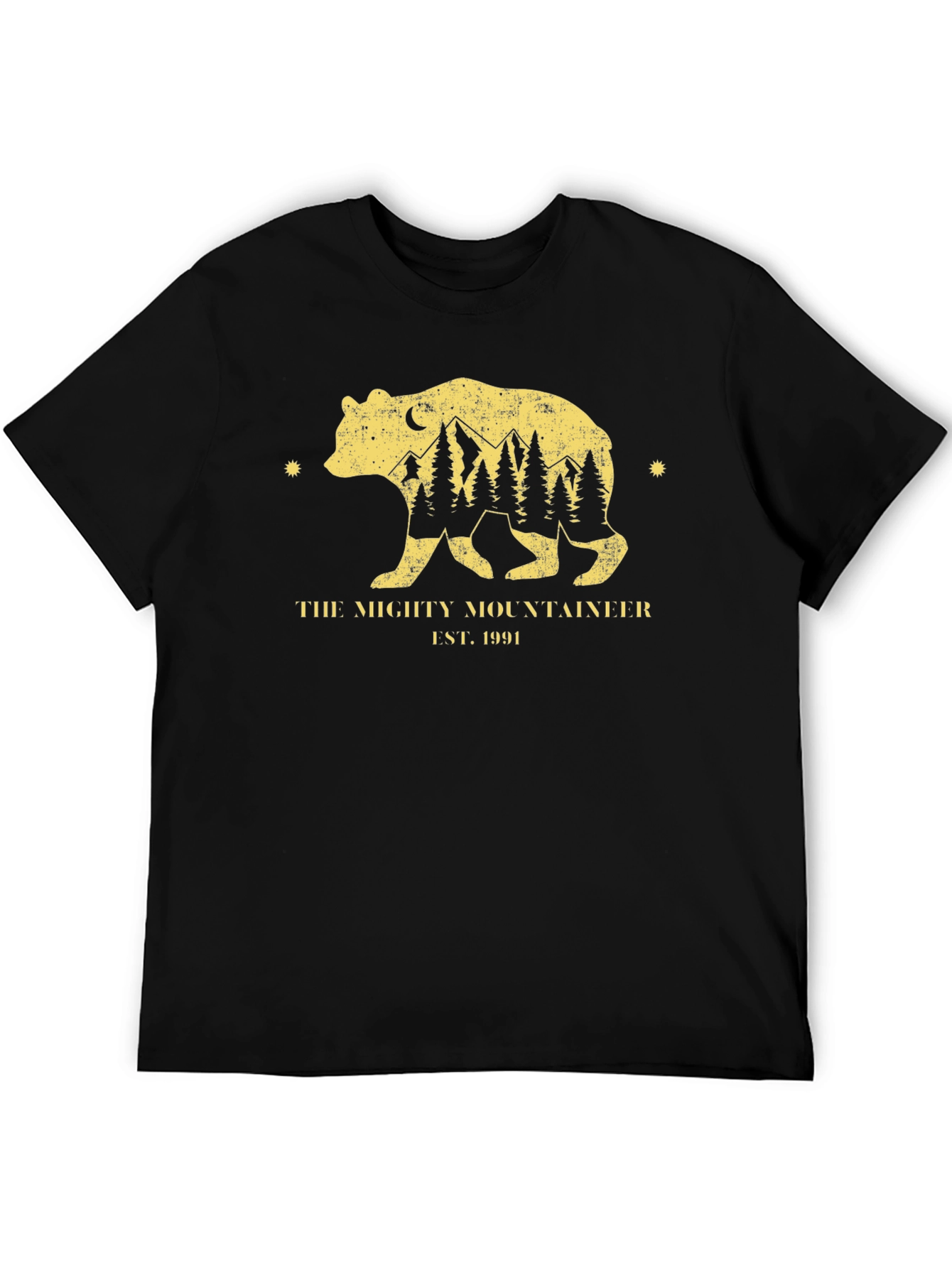 Camiseta Negra The Mighty Mountaineer