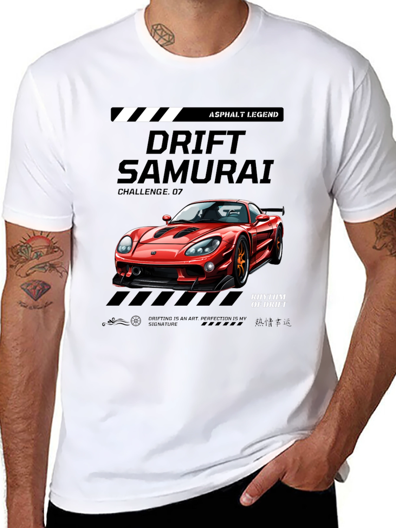 Camiseta Drift Samurai - Asphalt Legend