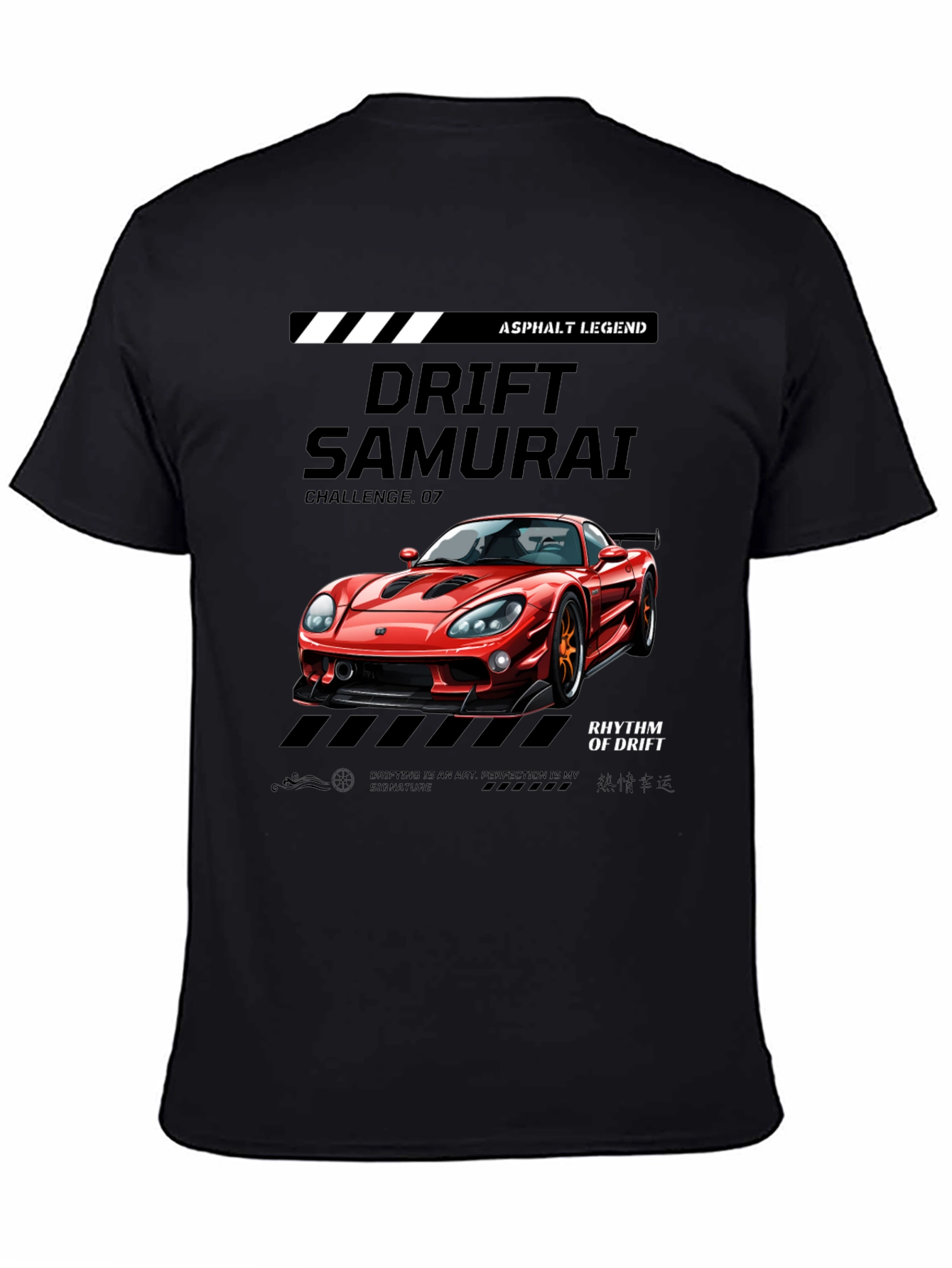 Camiseta Drift Samurai - Asphalt Legend