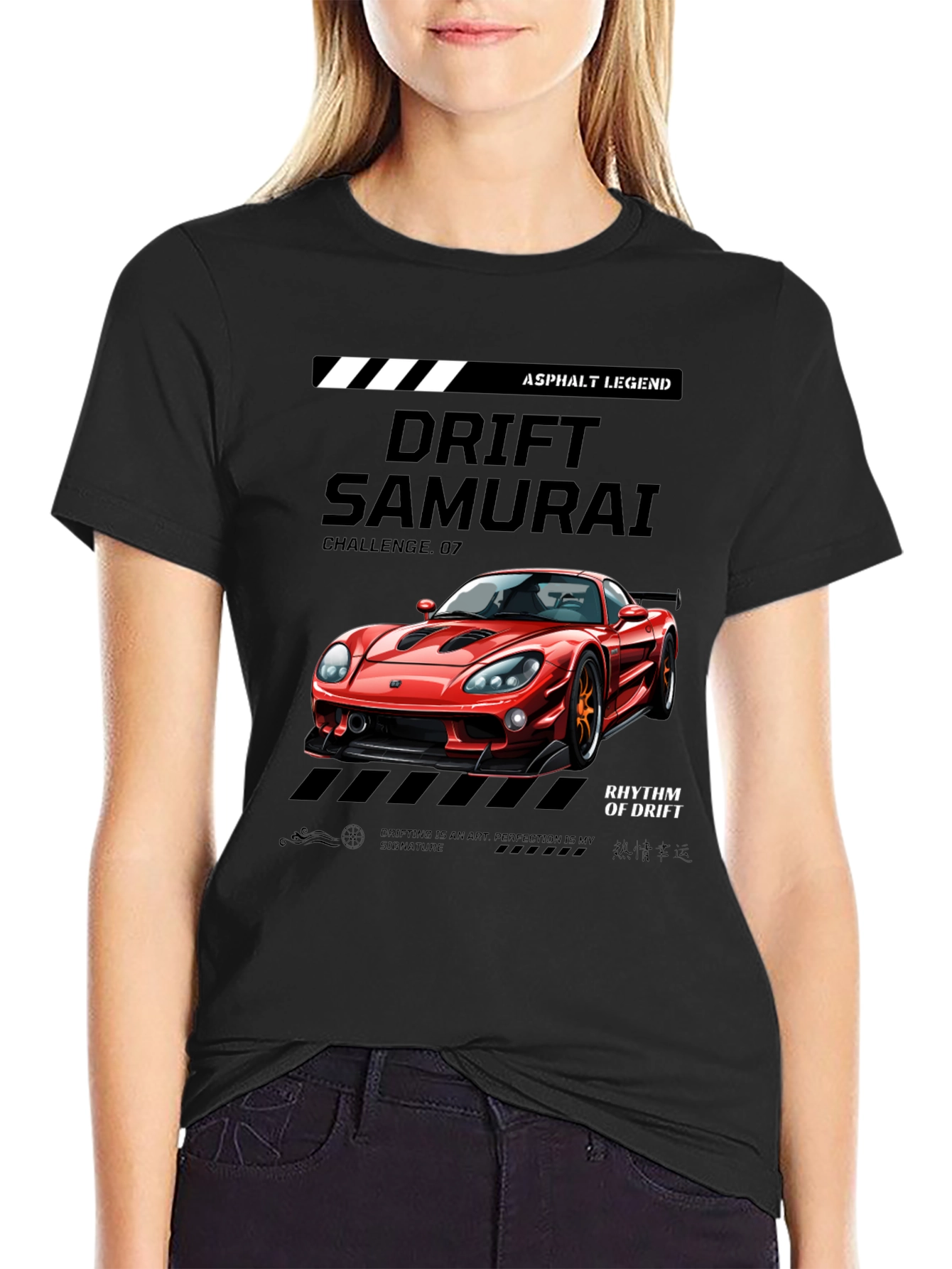 Camiseta Drift Samurai - Asphalt Legend