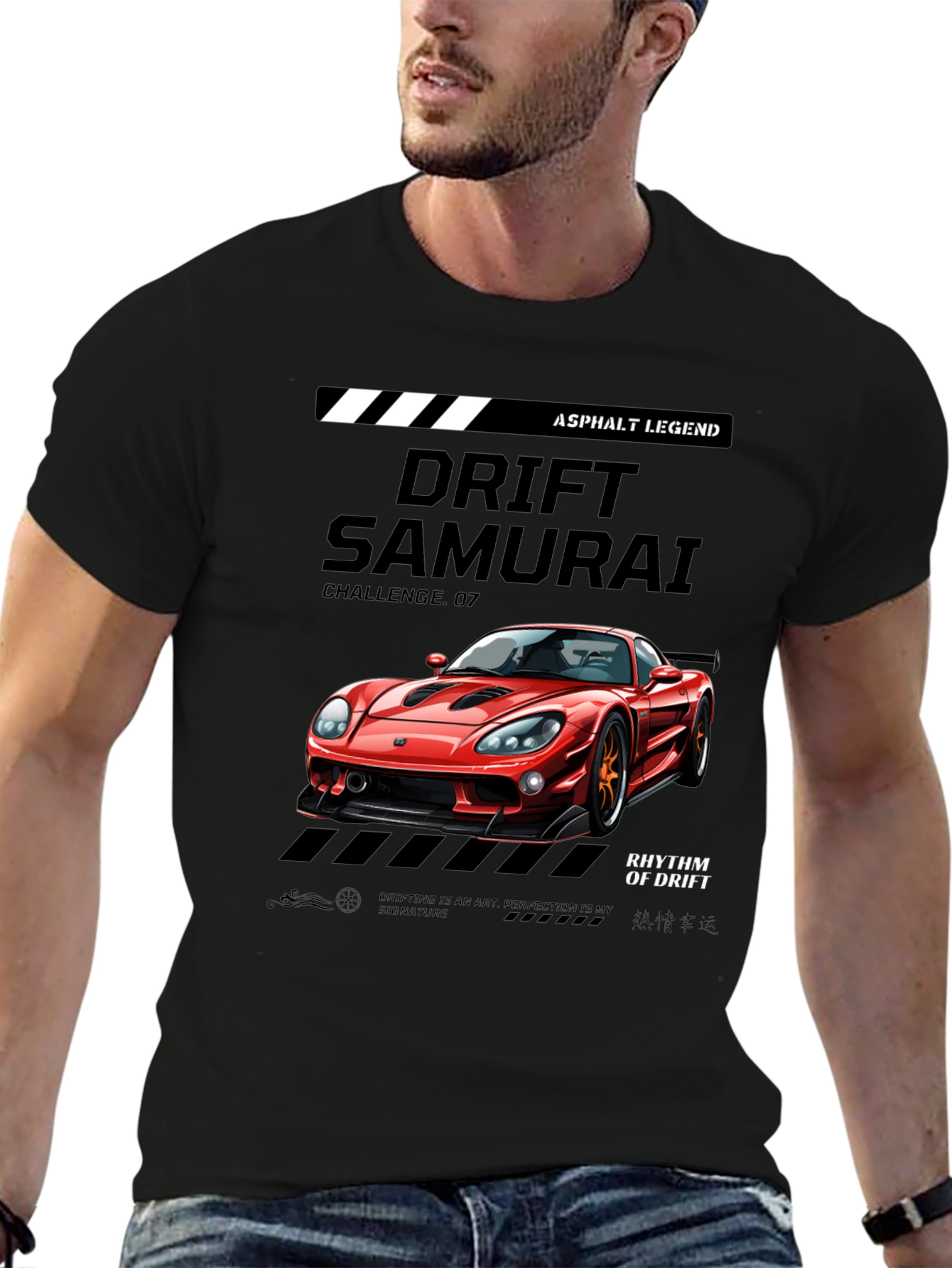 Camiseta Drift Samurai - Asphalt Legend