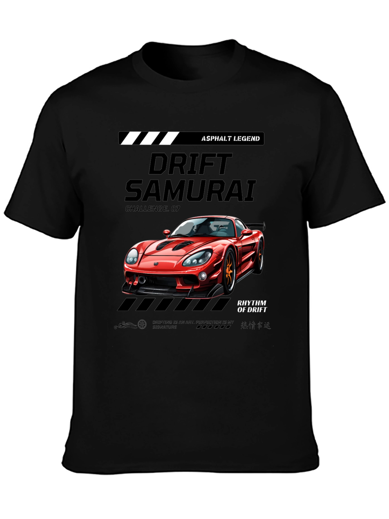 Camiseta Drift Samurai - Asphalt Legend