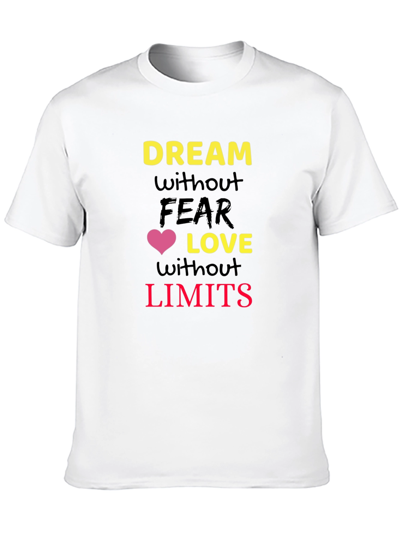 Camiseta Negra con Diseño Motivacional