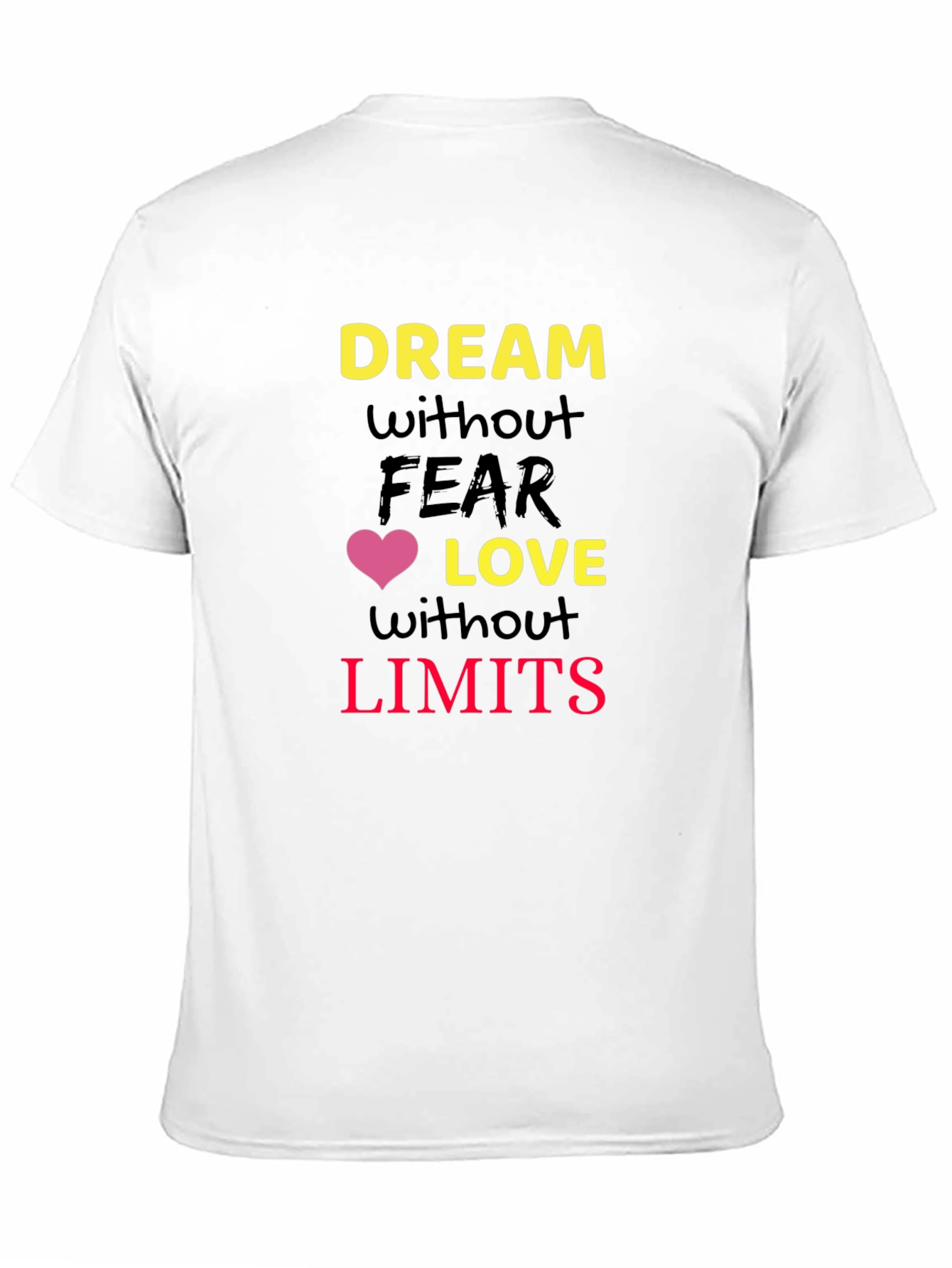 Camiseta Negra con Diseño Motivacional