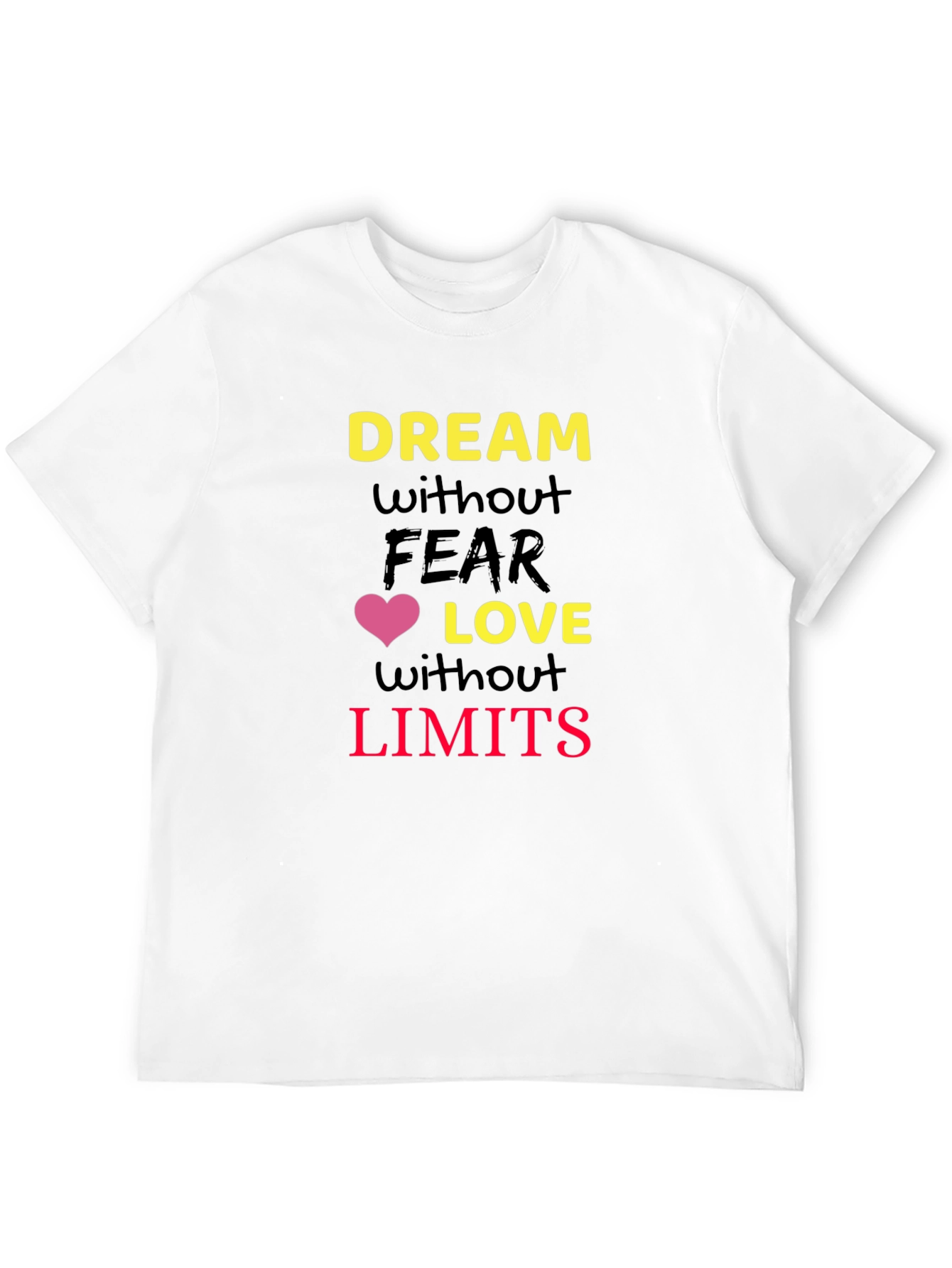 Camiseta Negra con Diseño Motivacional