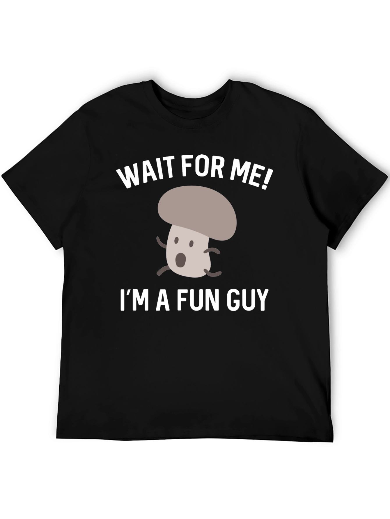 Camiseta Negra Divertida: ¡Soy un Hongo Genial!
