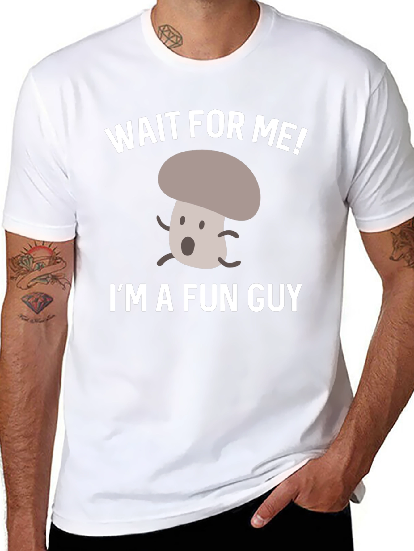 Camiseta Negra Divertida: ¡Soy un Hongo Genial!