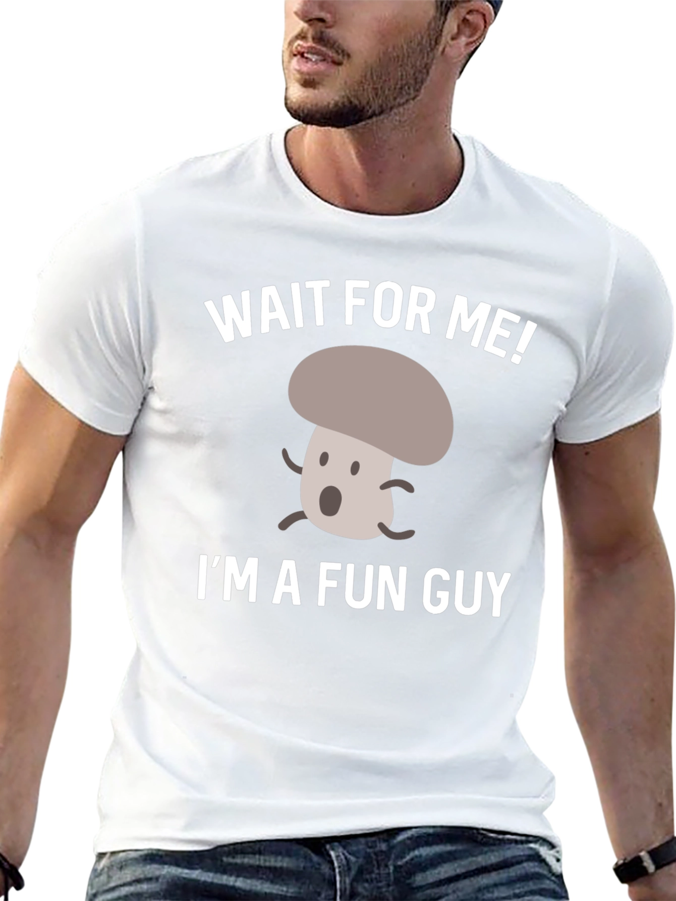 Camiseta Negra Divertida: ¡Soy un Hongo Genial!