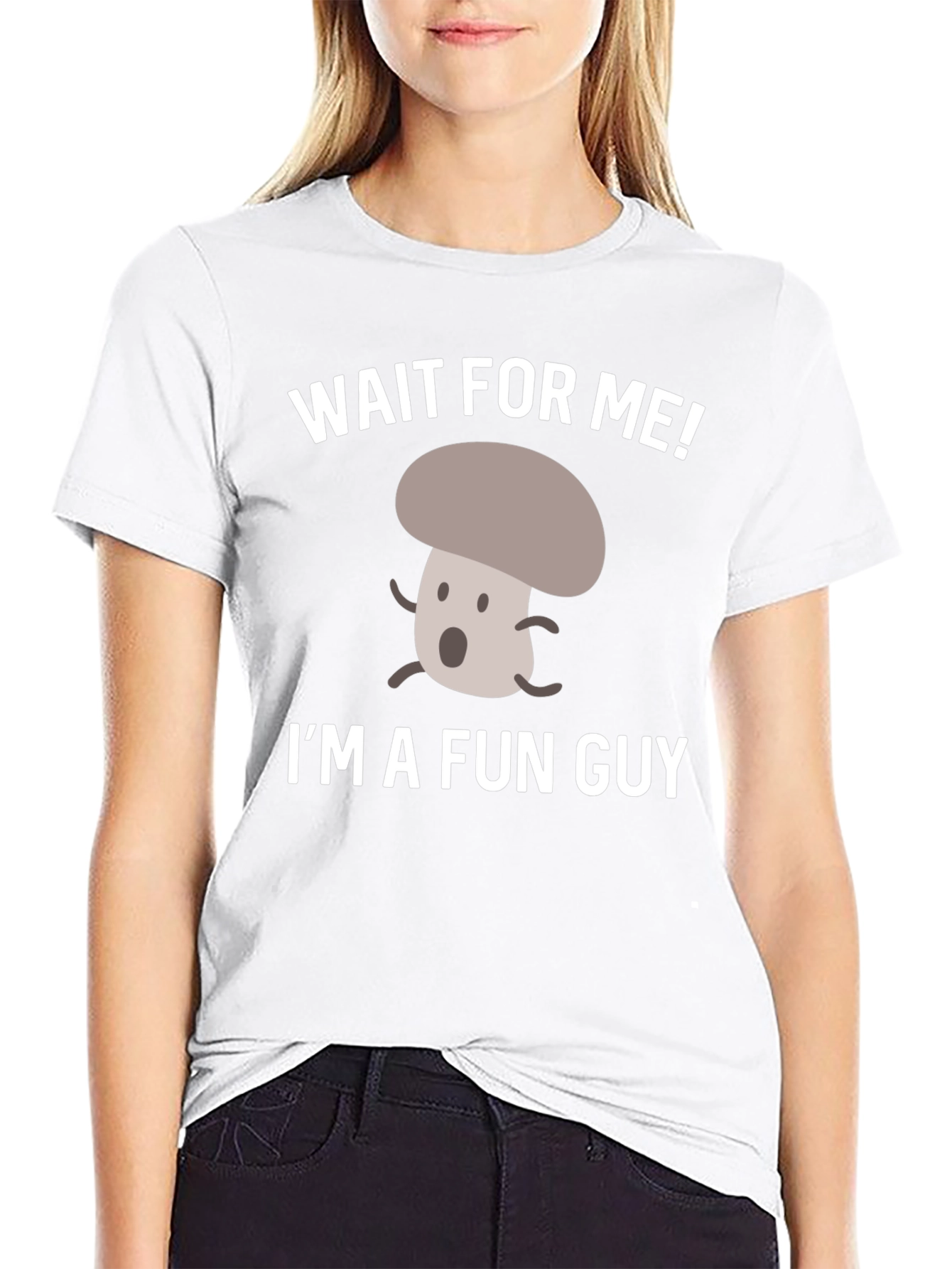 Camiseta Negra Divertida: ¡Soy un Hongo Genial!