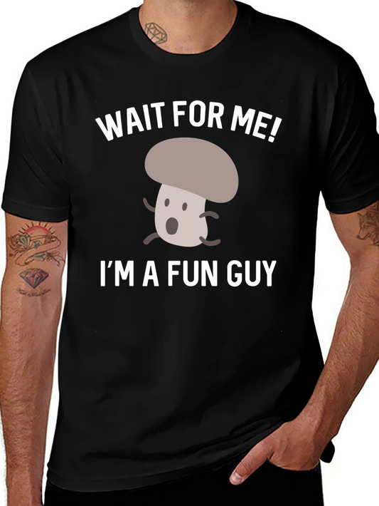 Camiseta Negra Divertida: ¡Soy un Hongo Genial!