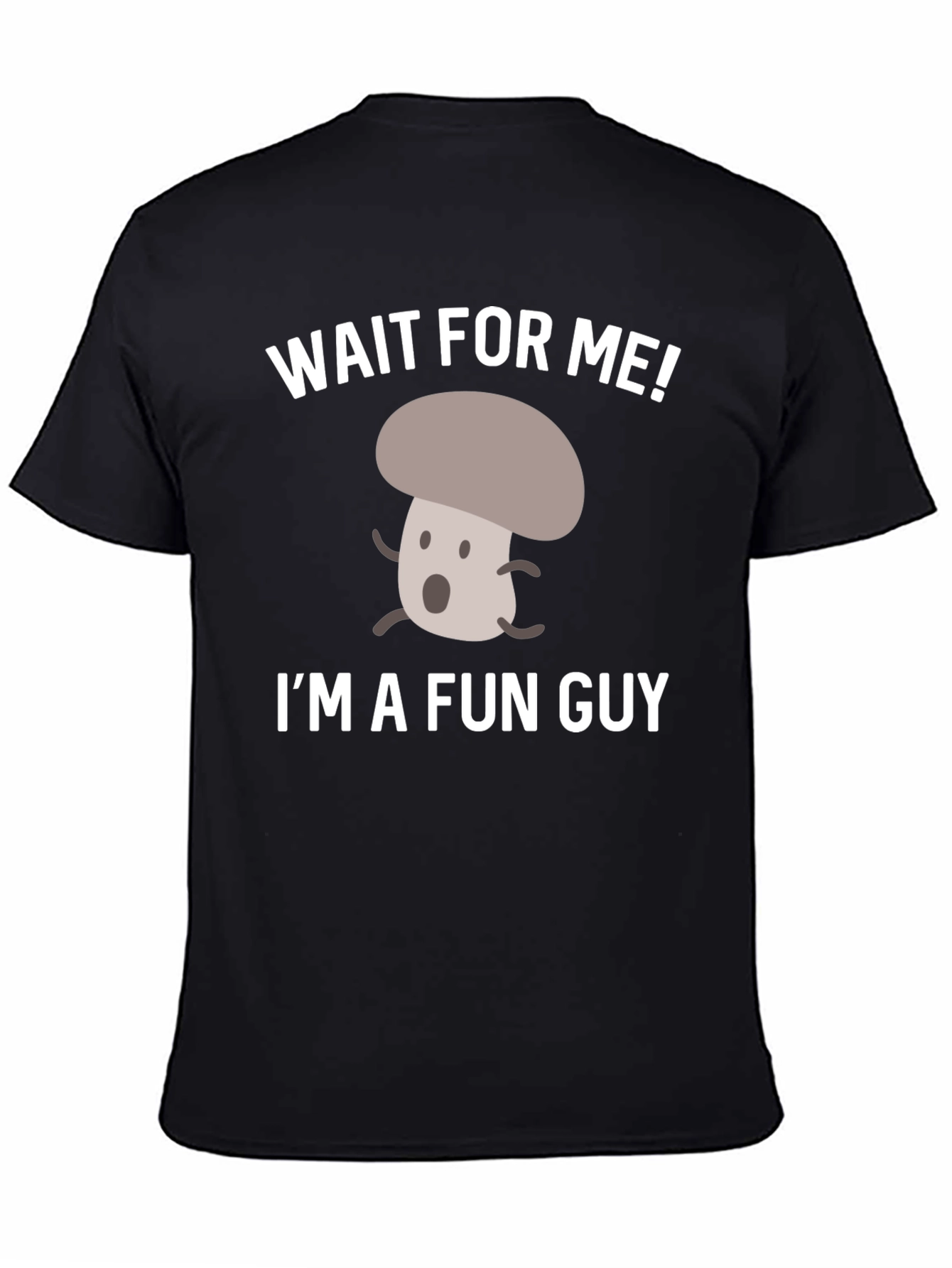 Camiseta Negra Divertida: ¡Soy un Hongo Genial!