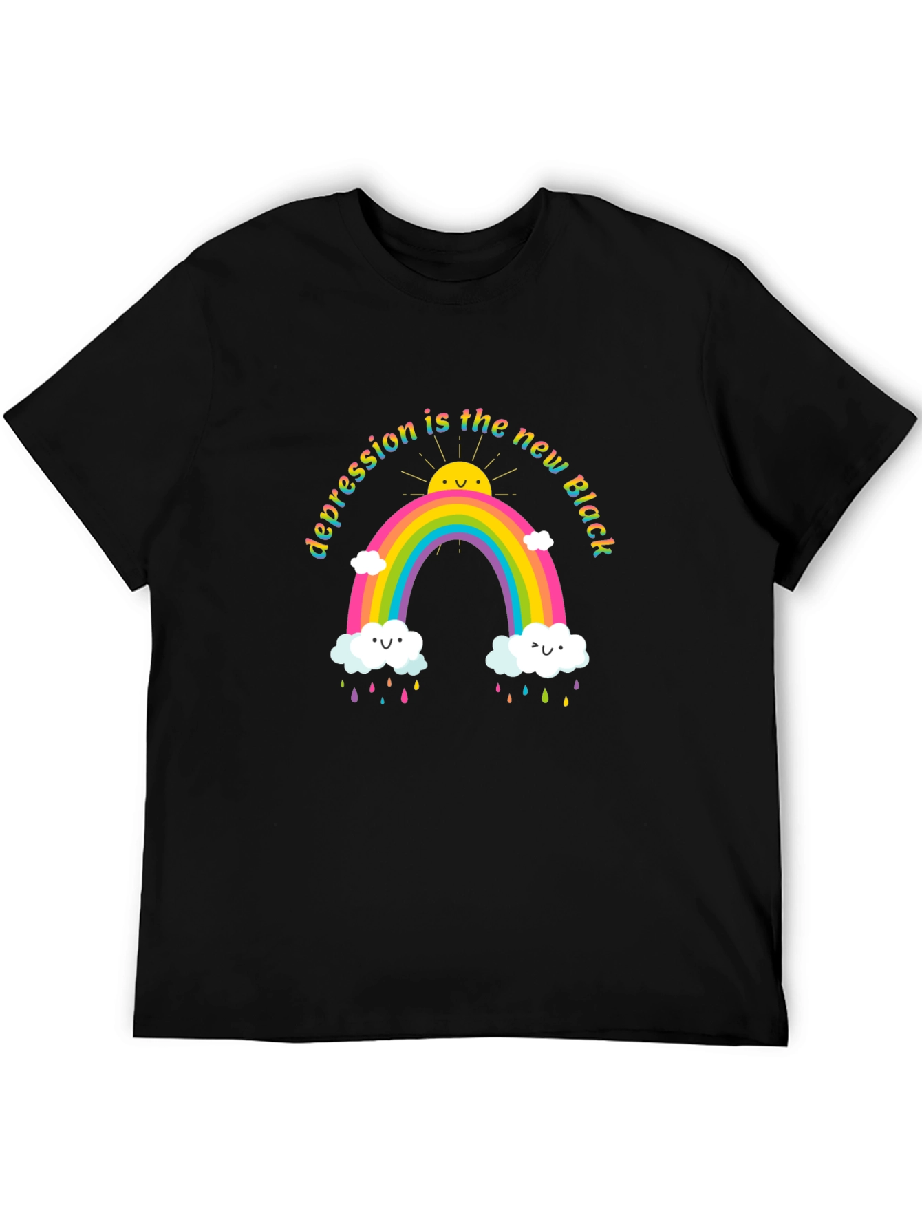 Camiseta Negra Depresión es el Nuevo Negro