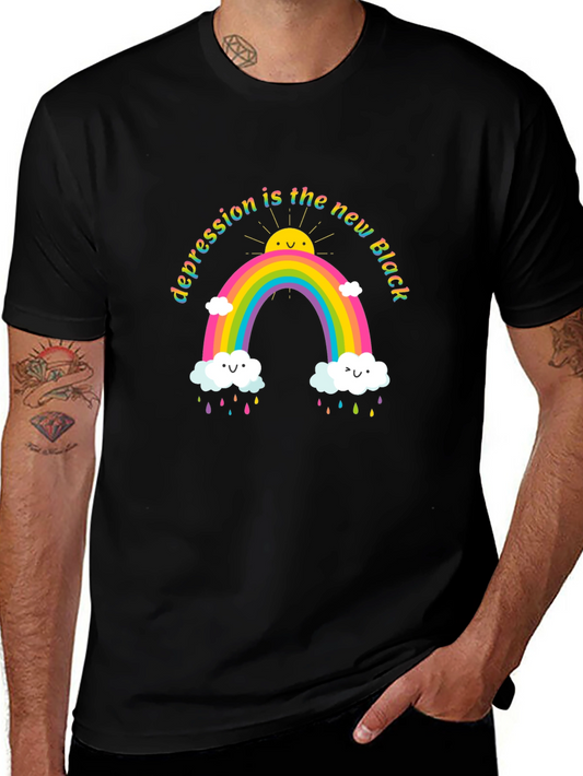 Camiseta Negra Depresión es el Nuevo Negro
