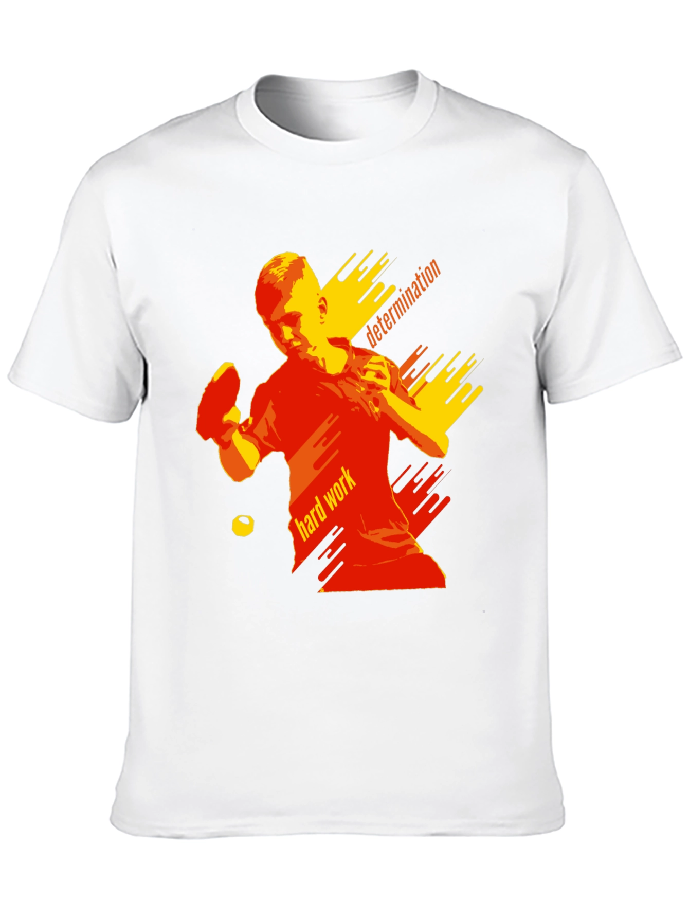 Camiseta Negra Hombre - Tenis de Mesa