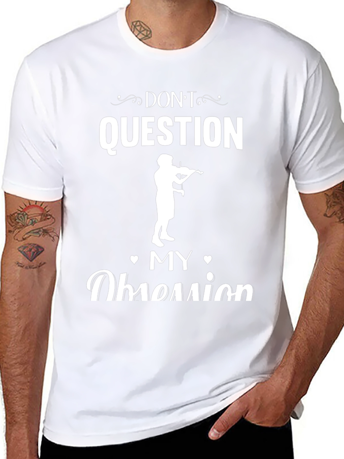 Camiseta Negra: ¡No Cuestiones Mi Obsesión!
