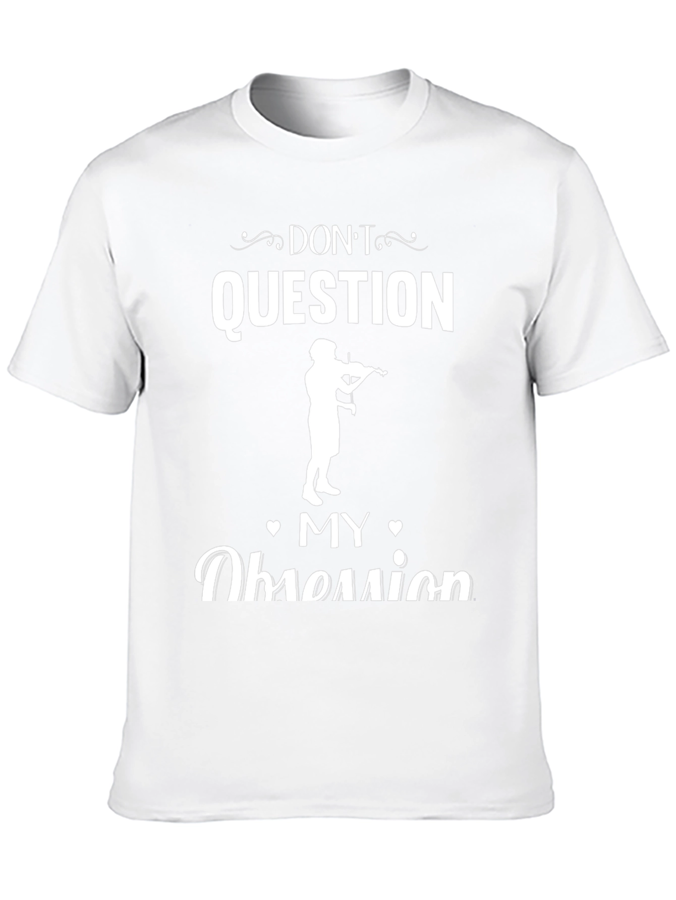 Camiseta Negra: ¡No Cuestiones Mi Obsesión!