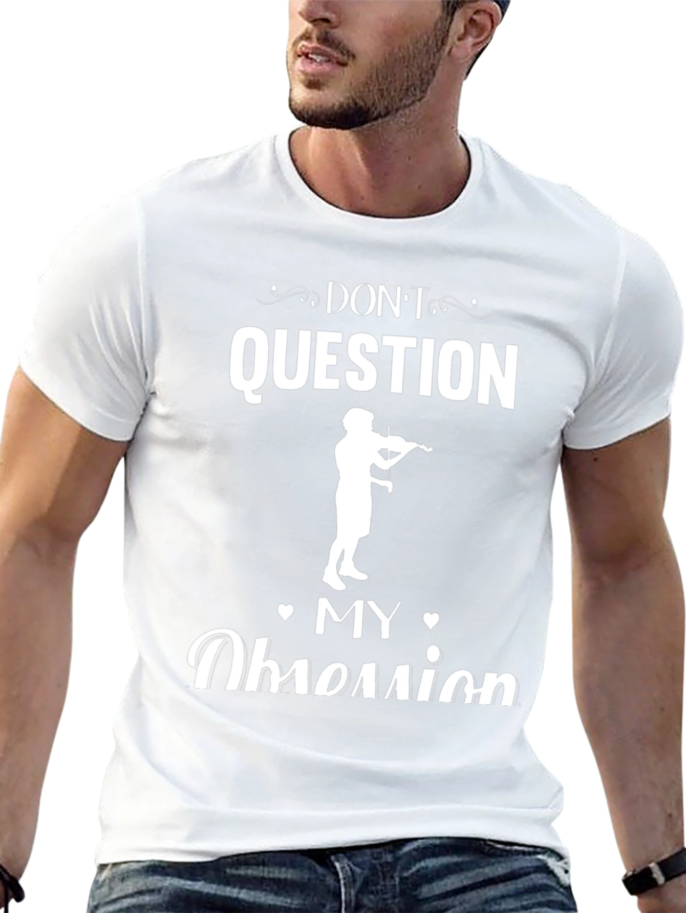 Camiseta Negra: ¡No Cuestiones Mi Obsesión!