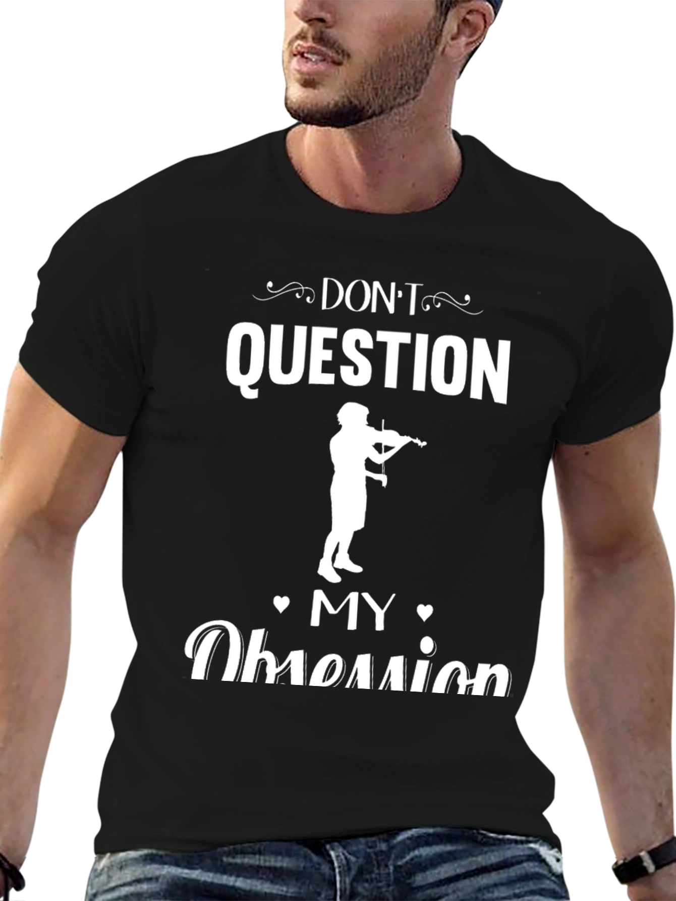 Camiseta Negra: ¡No Cuestiones Mi Obsesión!