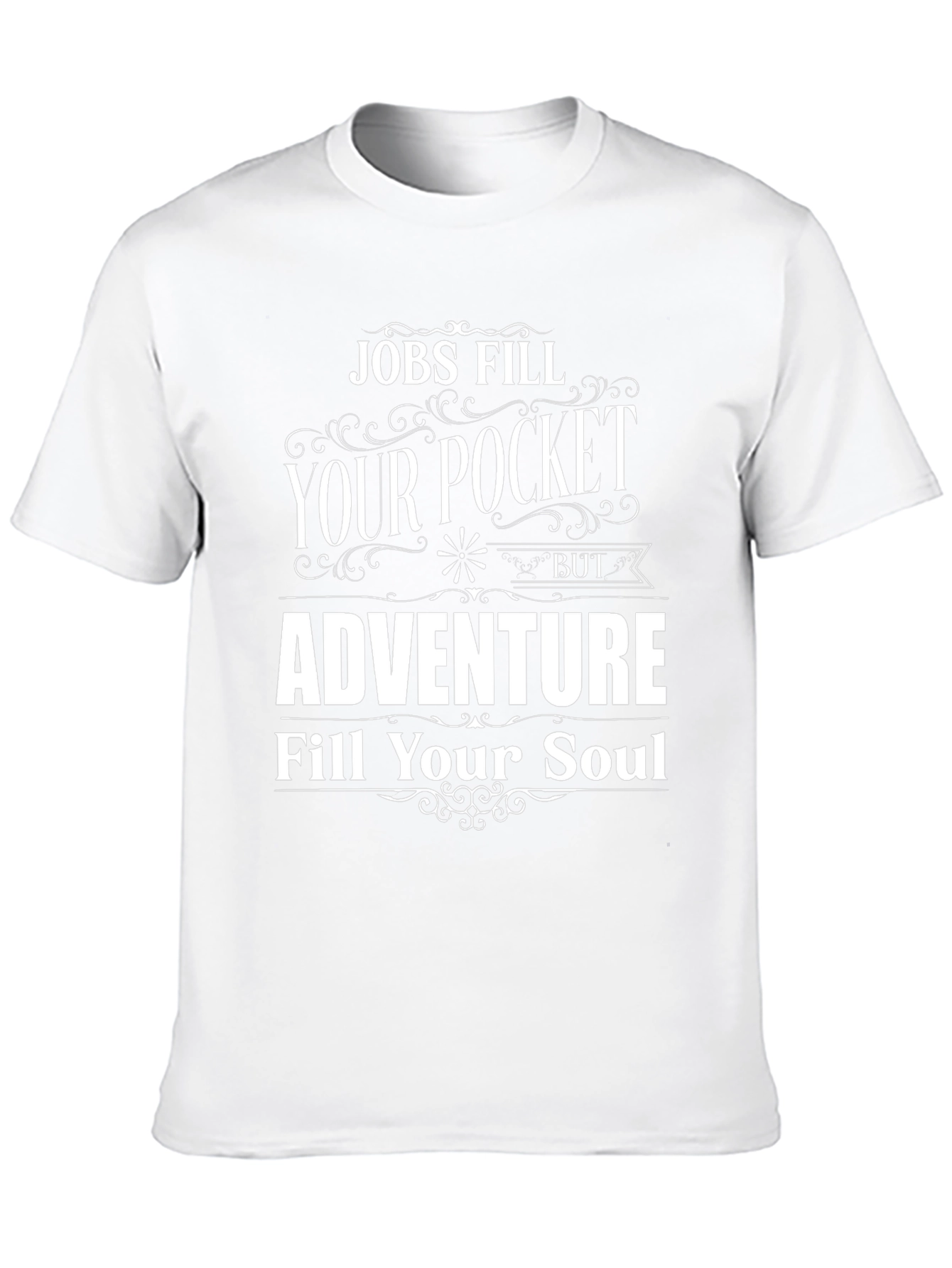 Camiseta Negra Adventure Fills Your Soul