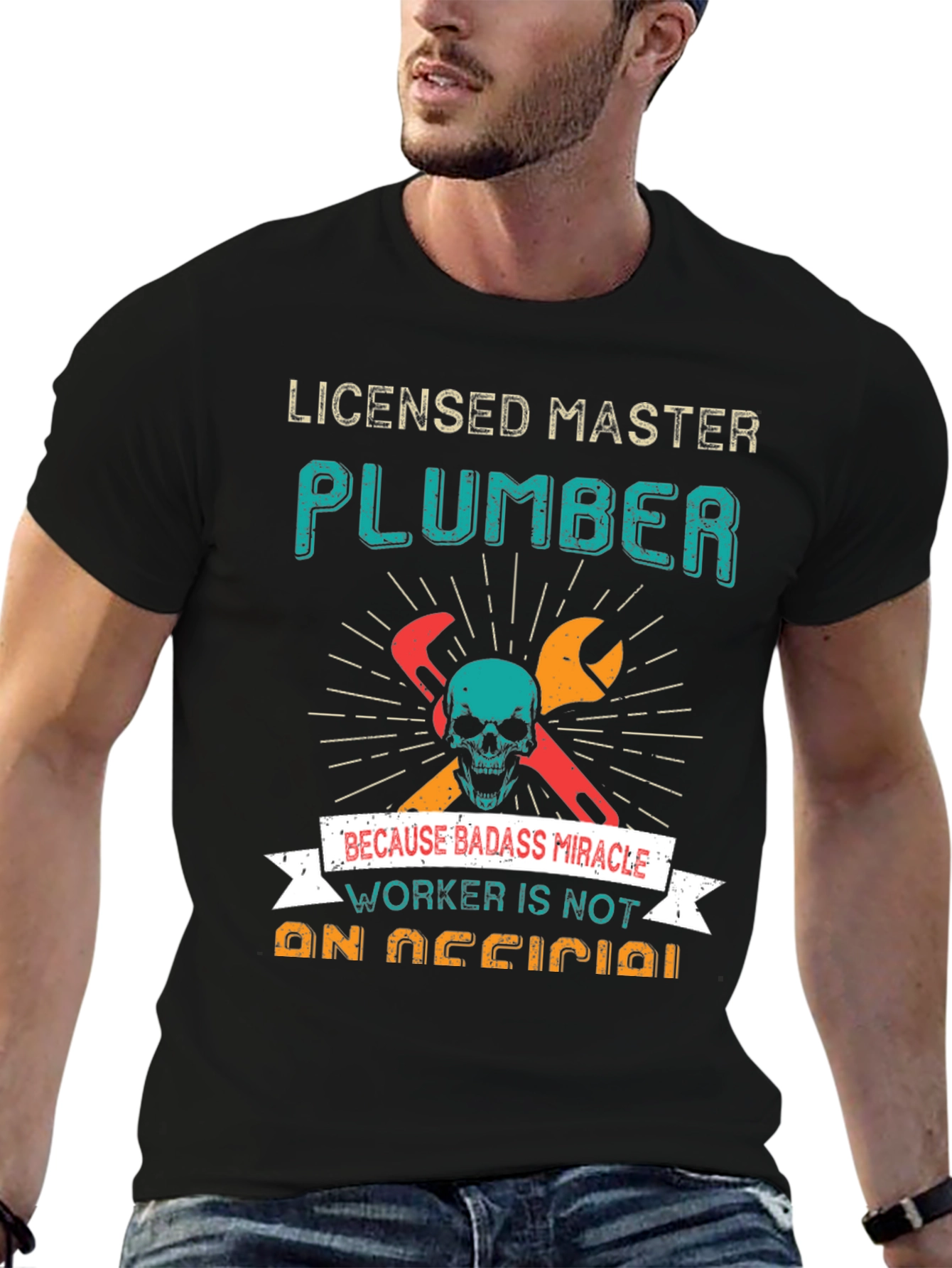 Camiseta Licensed Master Plumber