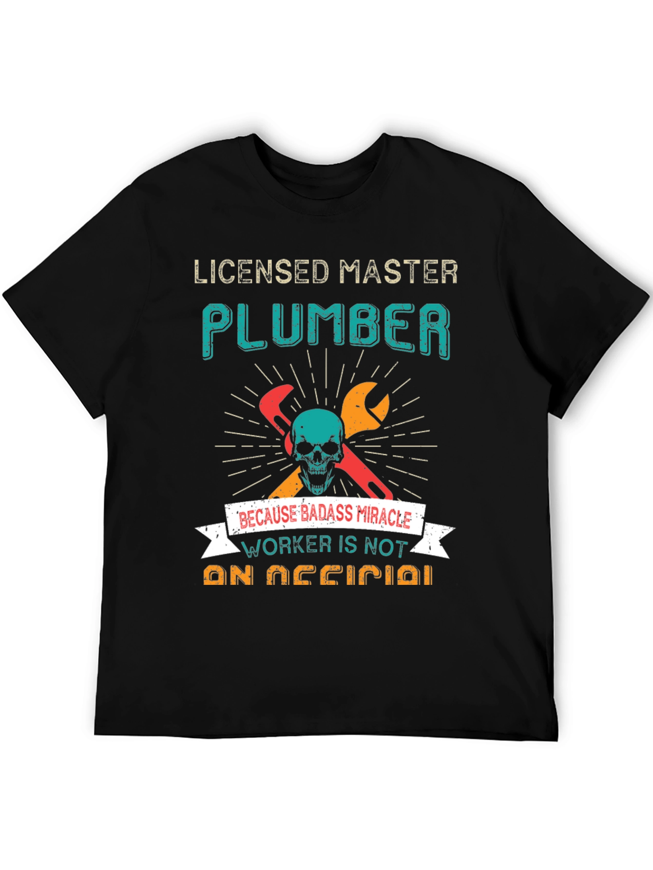 Camiseta Licensed Master Plumber