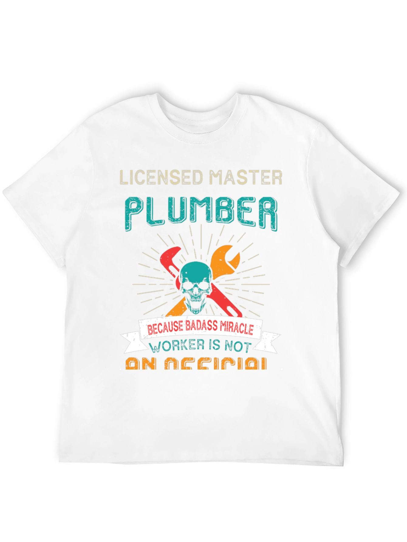 Camiseta Licensed Master Plumber