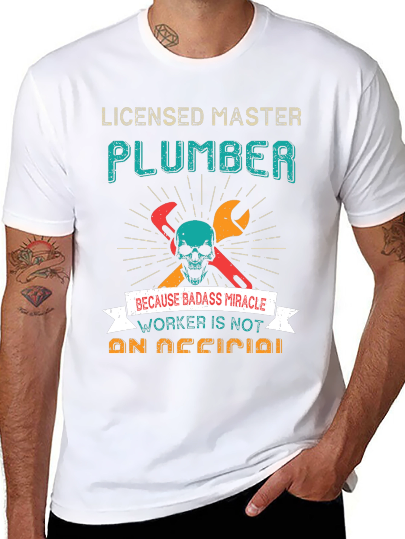 Camiseta Licensed Master Plumber