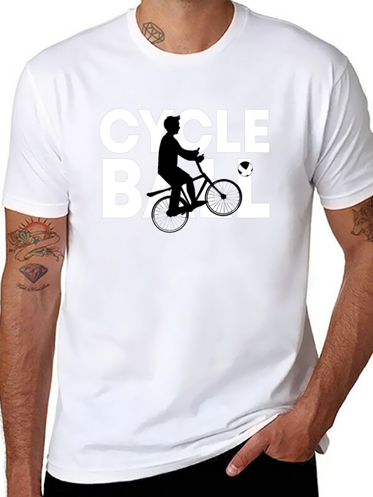 Camiseta Negra Ciclo Ball - Diseño Único
