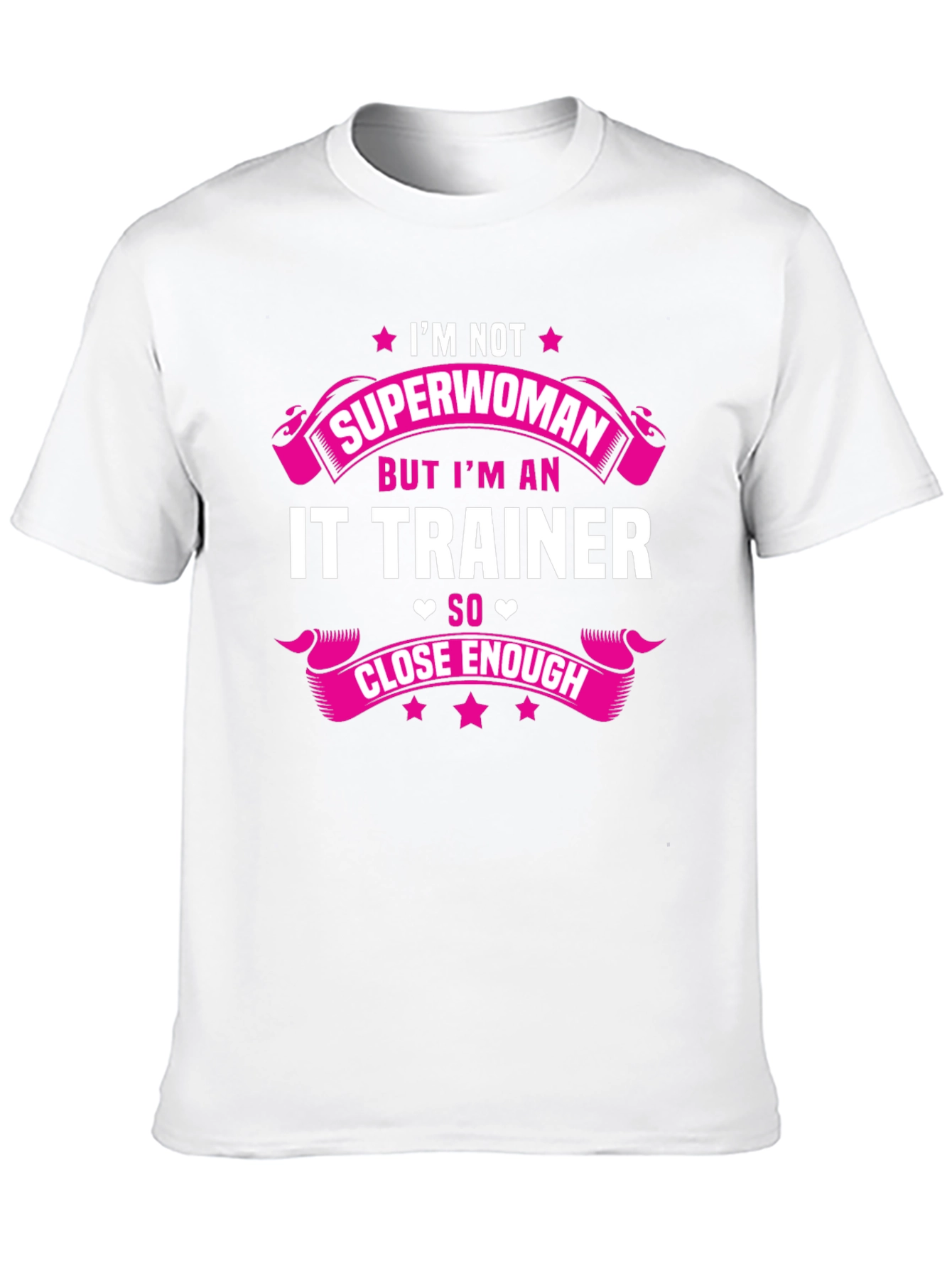 Camiseta Negra: Soy Entrenadora IT No Superwoman