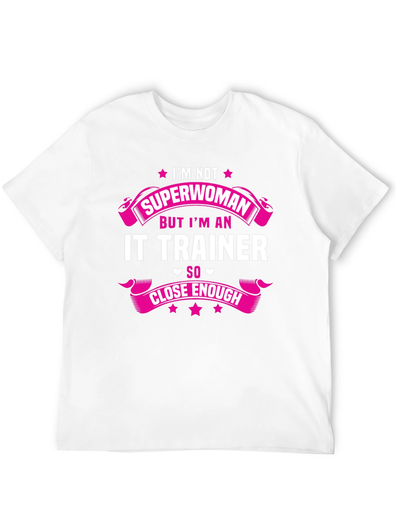 Camiseta Negra: Soy Entrenadora IT No Superwoman