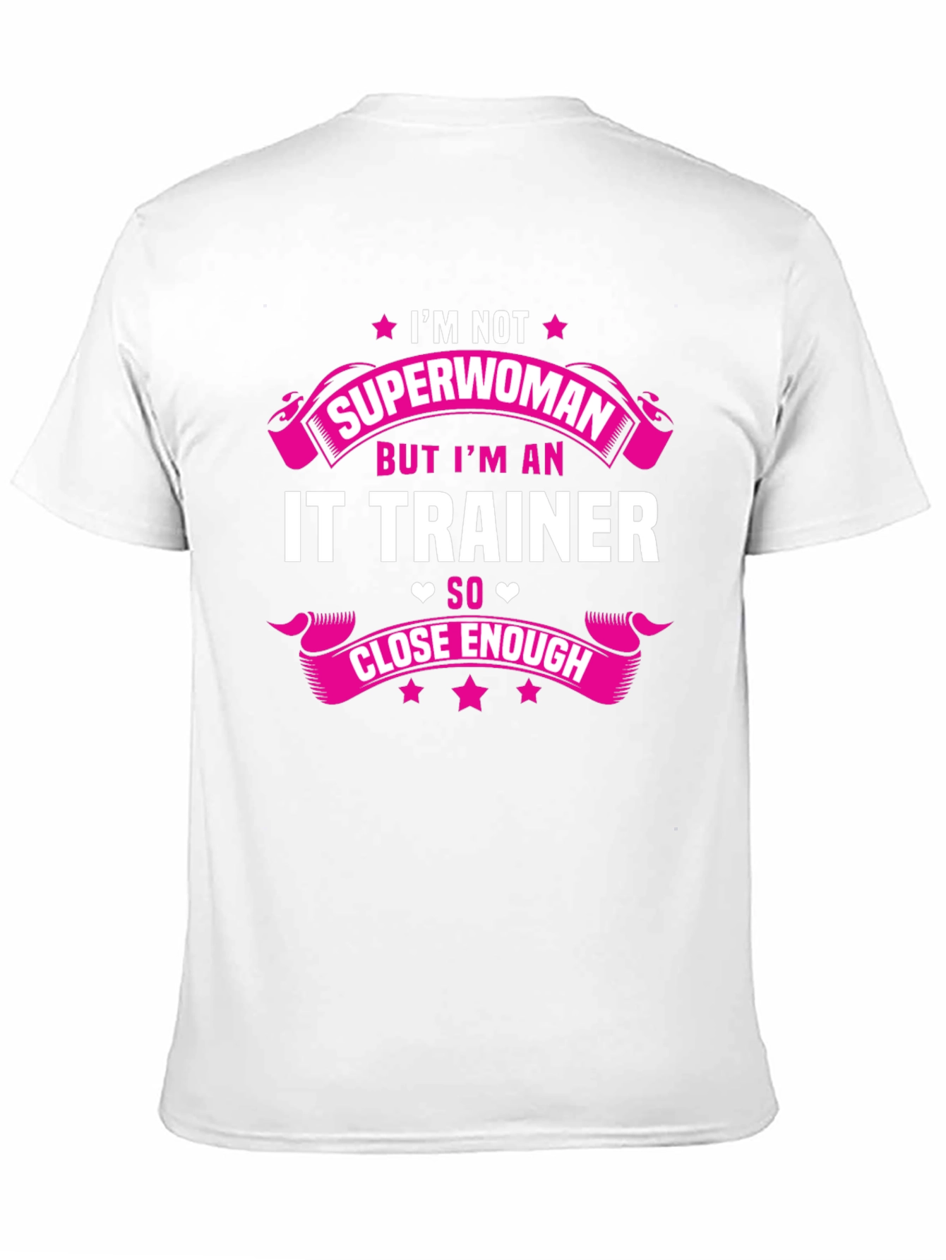 Camiseta Negra: Soy Entrenadora IT No Superwoman
