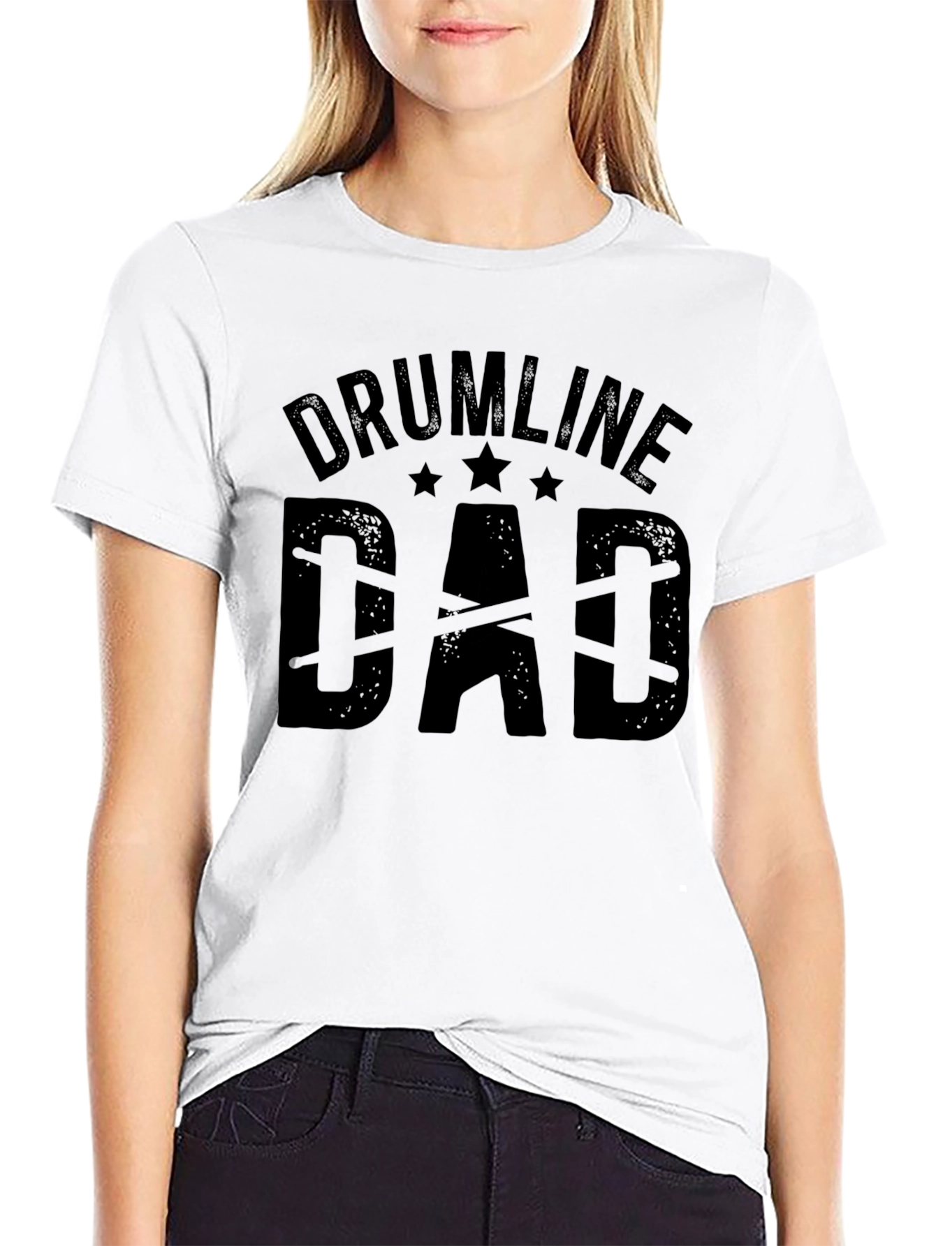 Camiseta Negra Drumline Dad