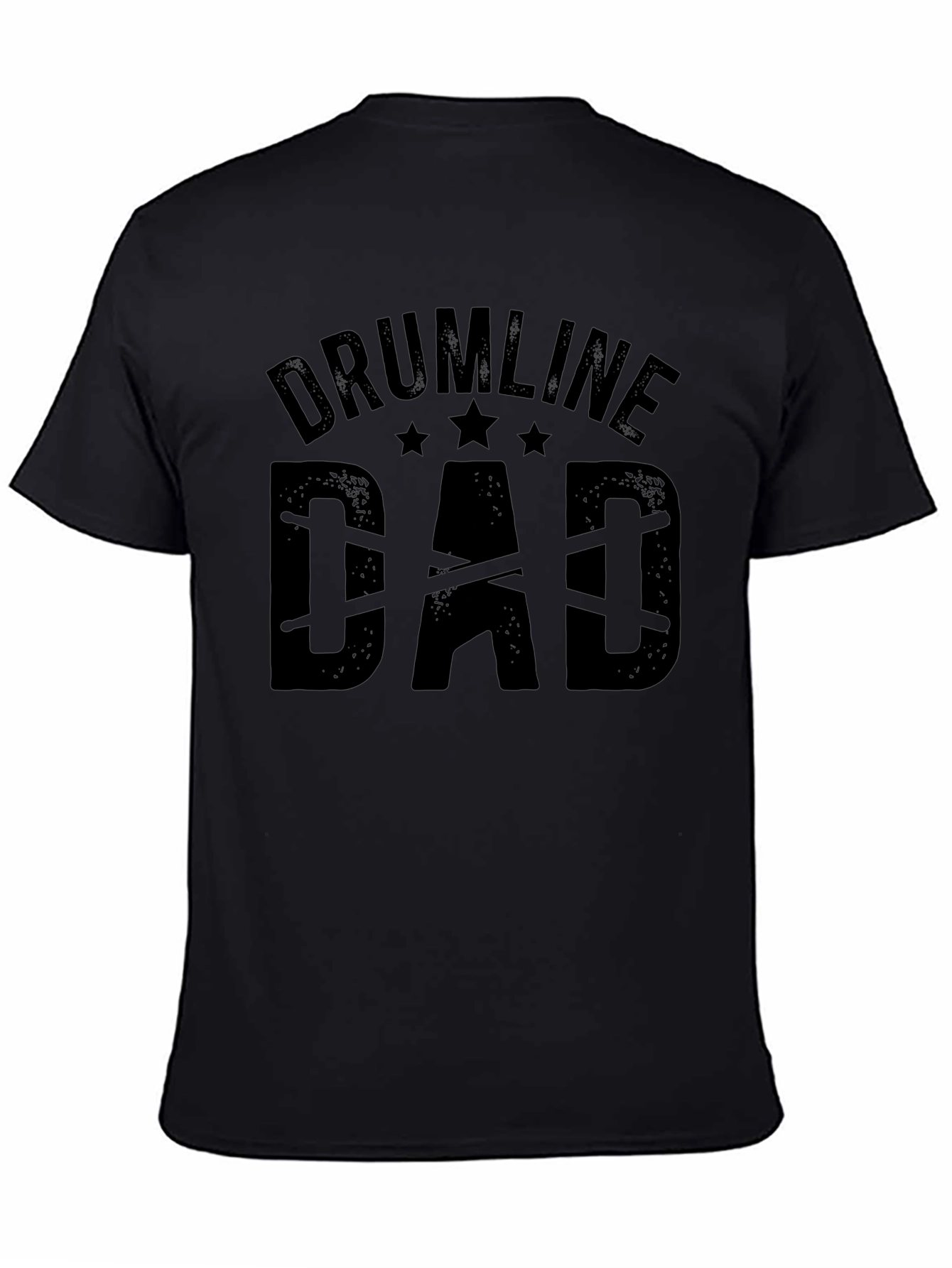 Camiseta Negra Drumline Dad