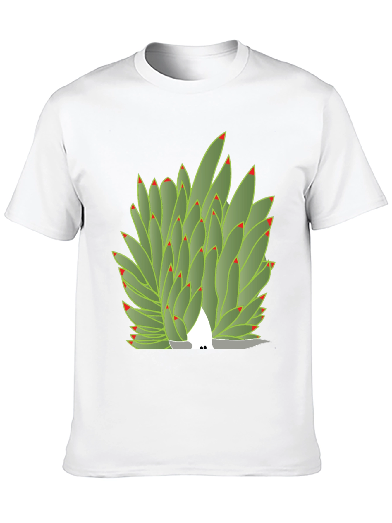 Camiseta Negra con Diseño de Agave