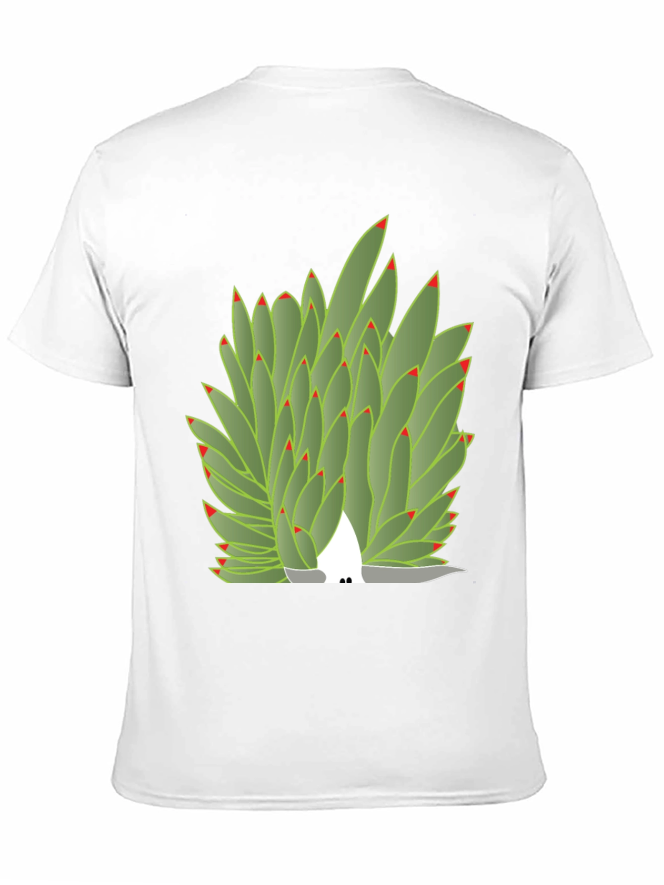 Camiseta Negra con Diseño de Agave
