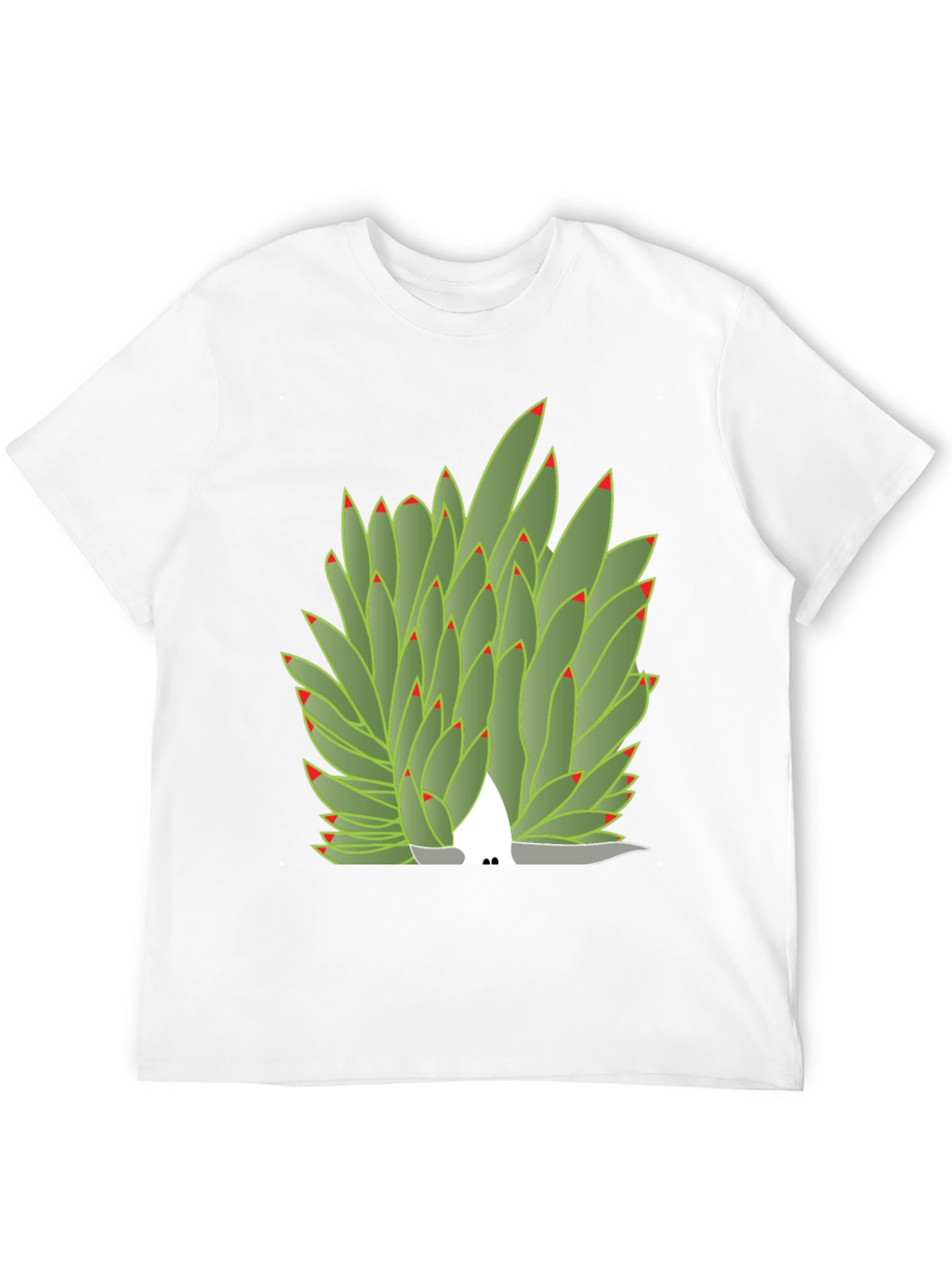 Camiseta Negra con Diseño de Agave