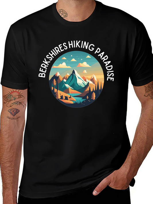 Camiseta Negra Berkshires Hiking Paradise