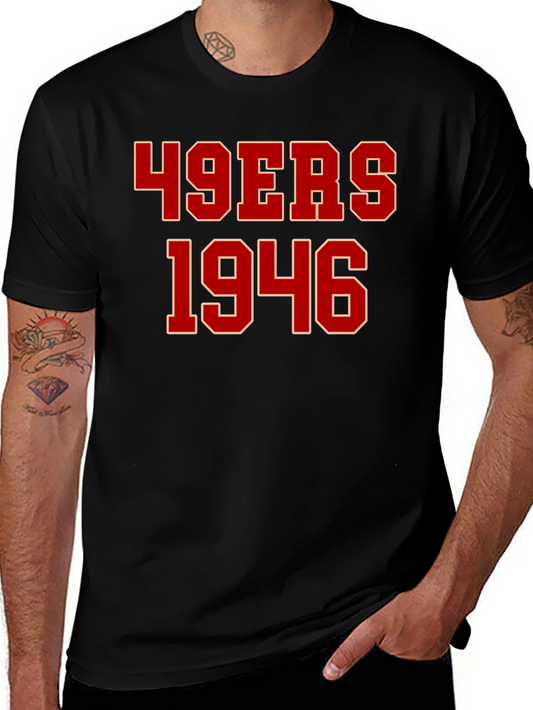 Camiseta 49ers 1946 Negra para Hombre