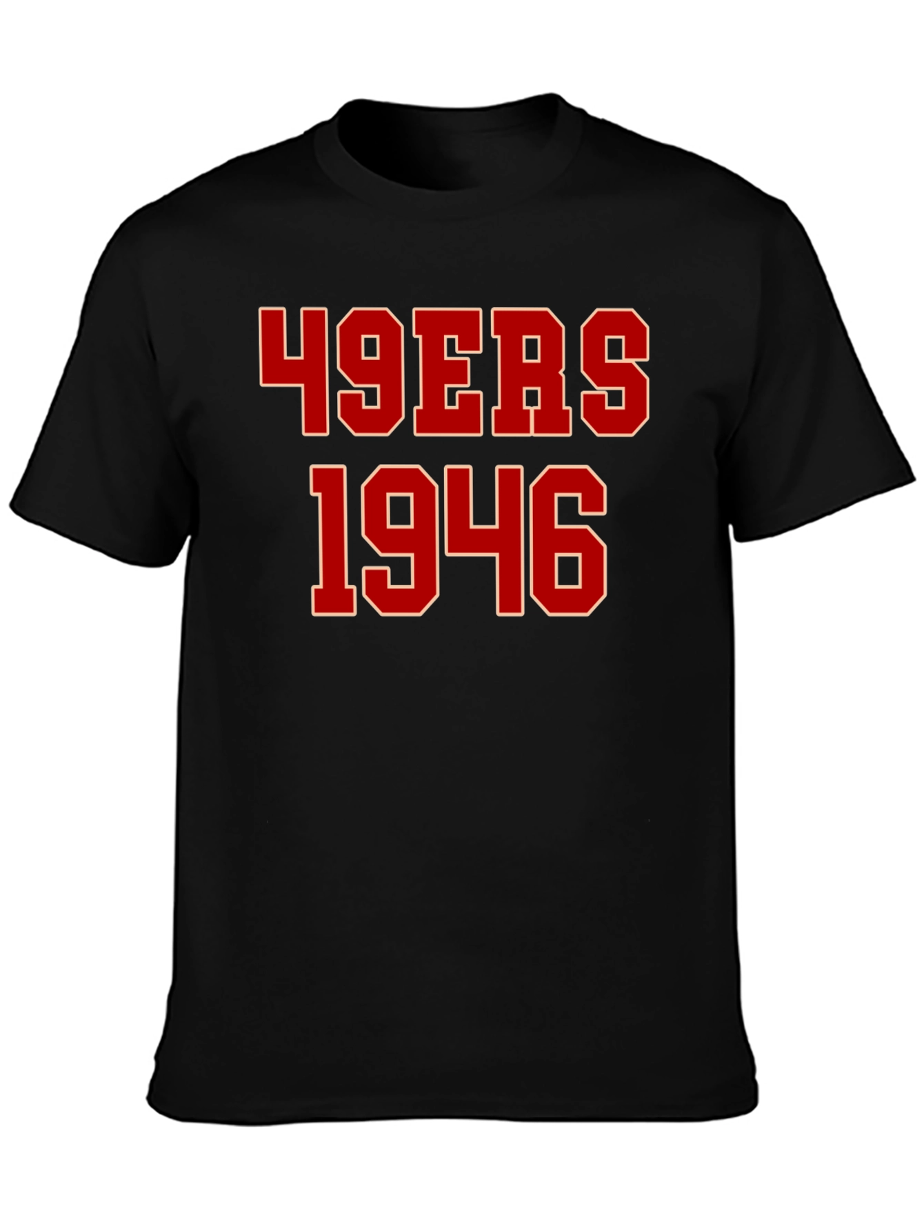 Camiseta 49ers 1946 Negra para Hombre